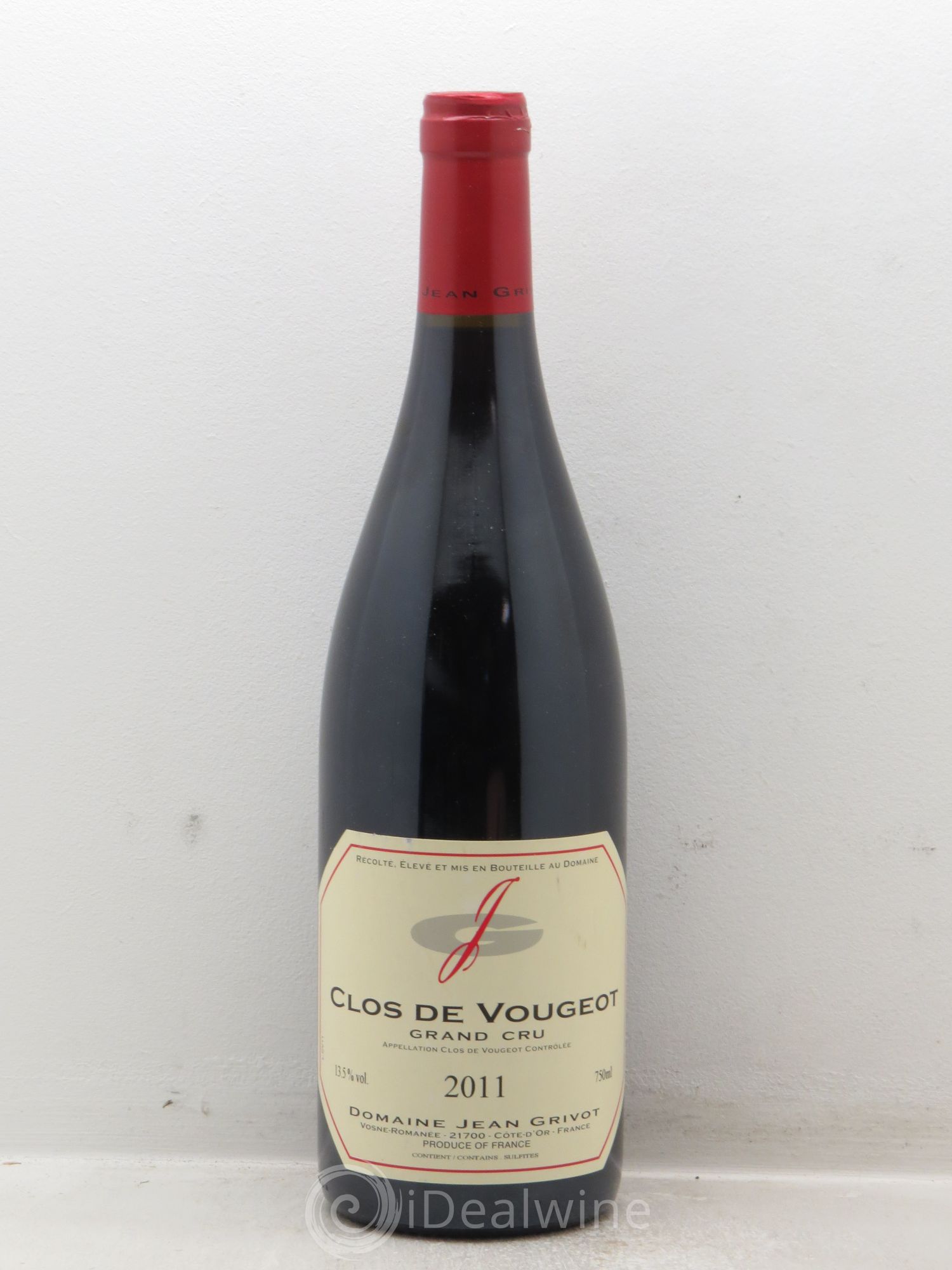Clos de Vougeot Grand Cru Jean Grivot null 2011 - Lot of 1 bottle - 0