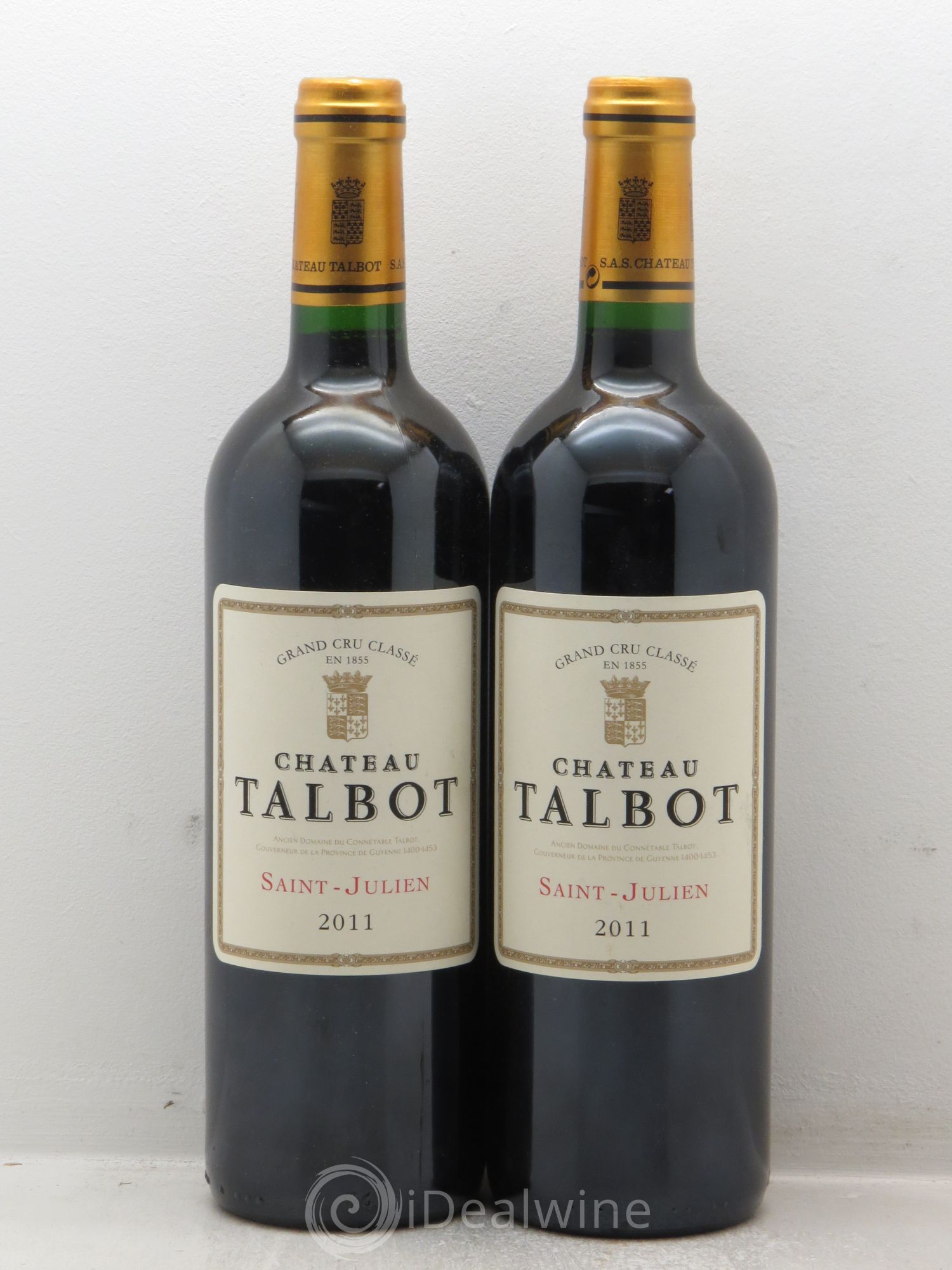 Château Talbot 4ème Grand Cru Classé 2011 - Lot de 2 bouteilles - 0