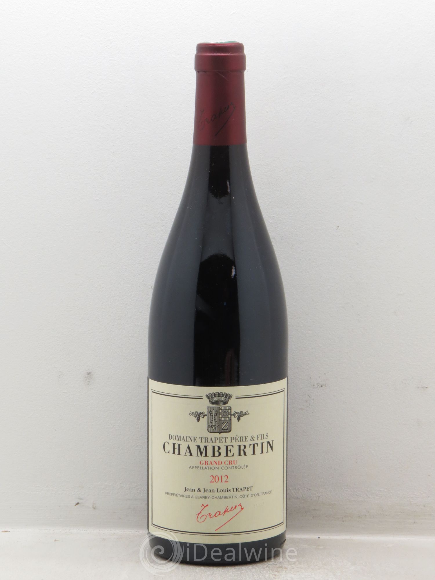 Chambertin Grand Cru Domaine Trapet 2012 - Lot de 1 bouteille - 0