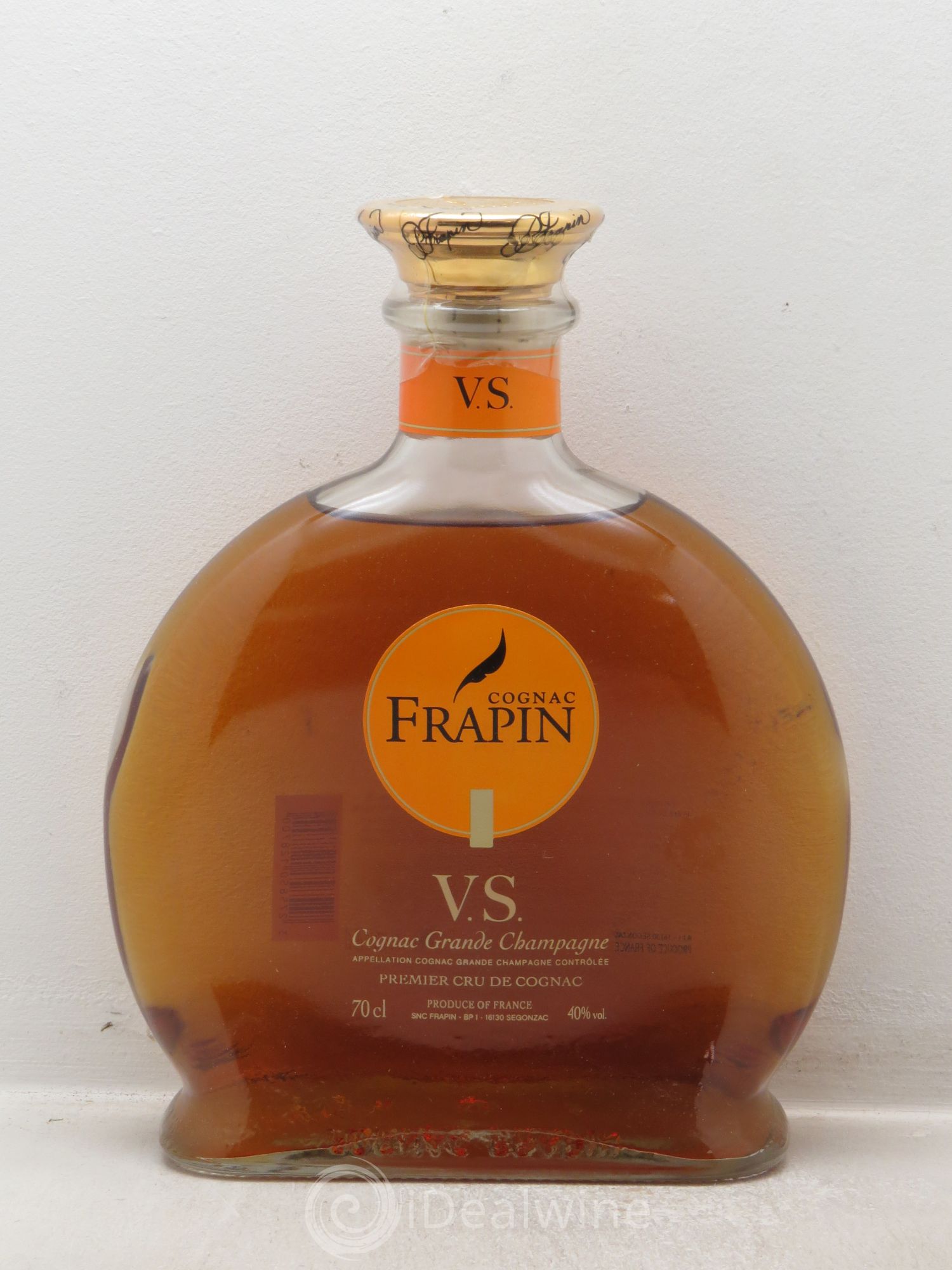 Cognac Frapin VS Grande Champagne 40° (sans prix de réserve - no reserve) - Posten von 1 Flasche - 0