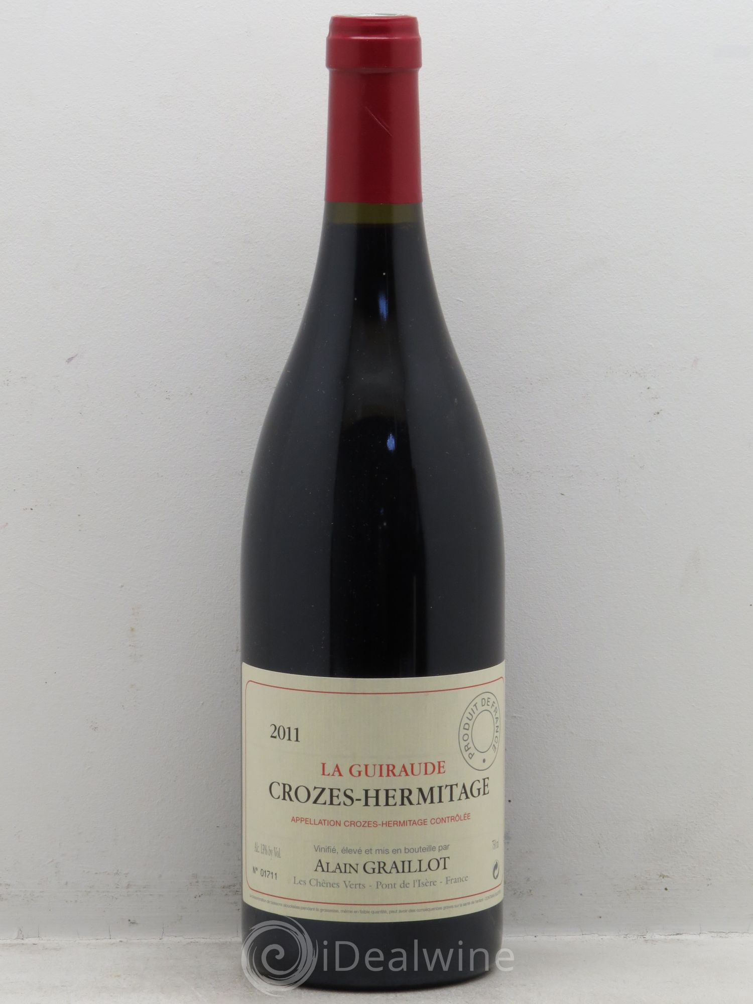 Crozes-Hermitage La Guiraude Domaine Graillot null 2011 - Lot of 1 bottle - 0