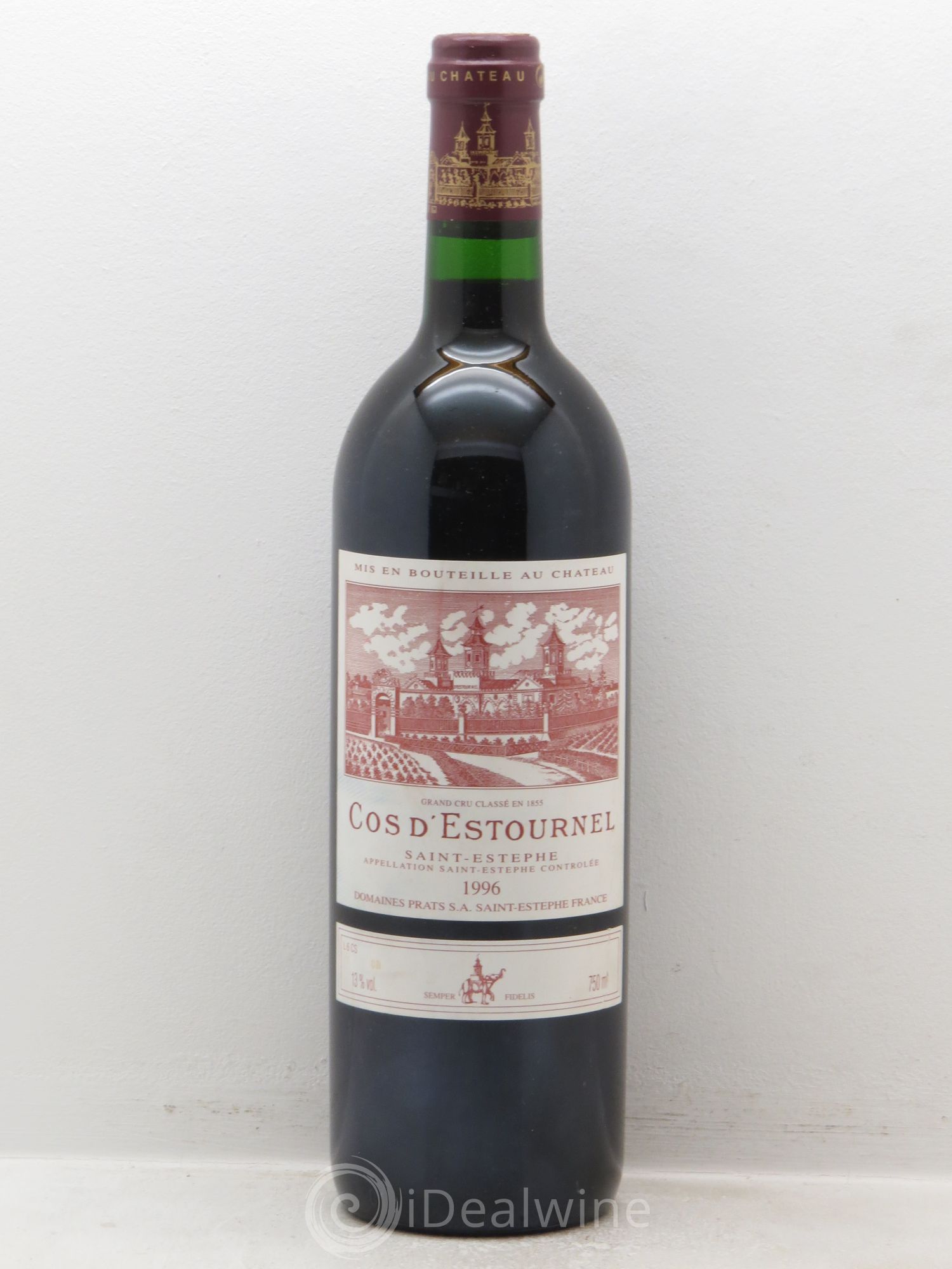 Cos d'Estournel 2ème Grand Cru Classé (senza prezzo di riserva) 1996 - Lotto di 1 bottiglia - 0