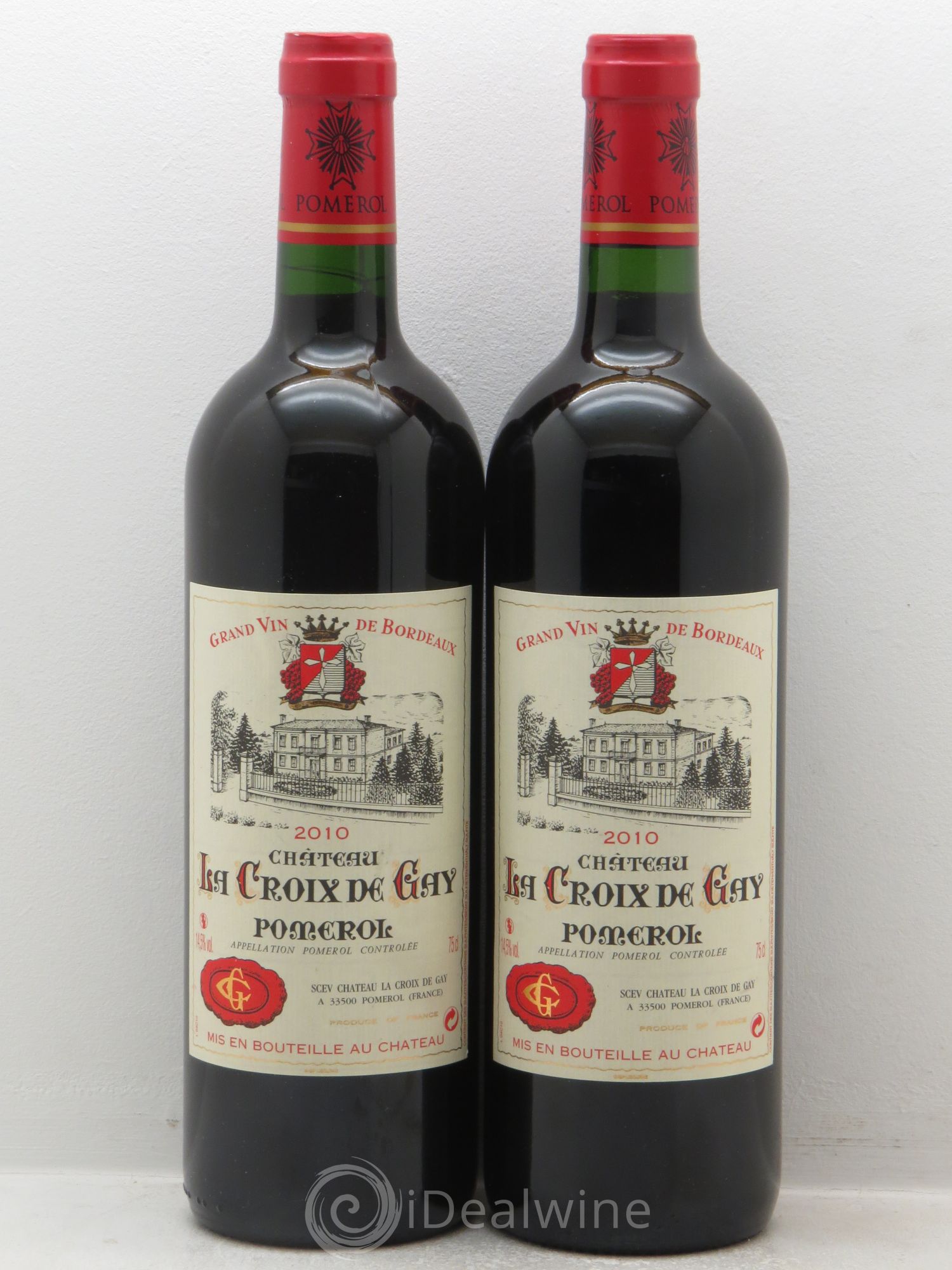 Château la Croix de Gay 2010 - Lot de 2 bouteilles - 0