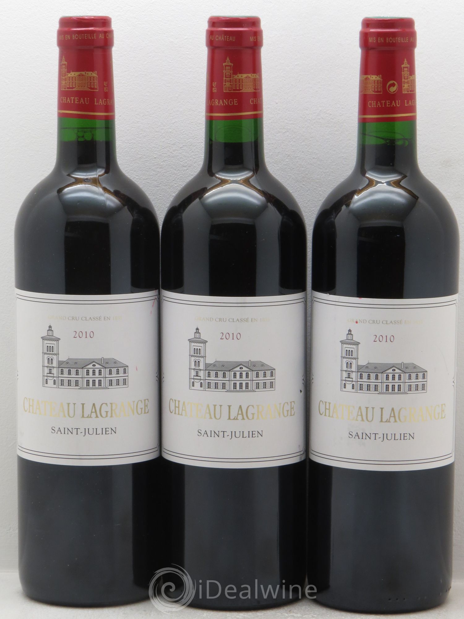 Château Lagrange 3ème Grand Cru Classé 2010 - Lot de 3 bouteilles - 0
