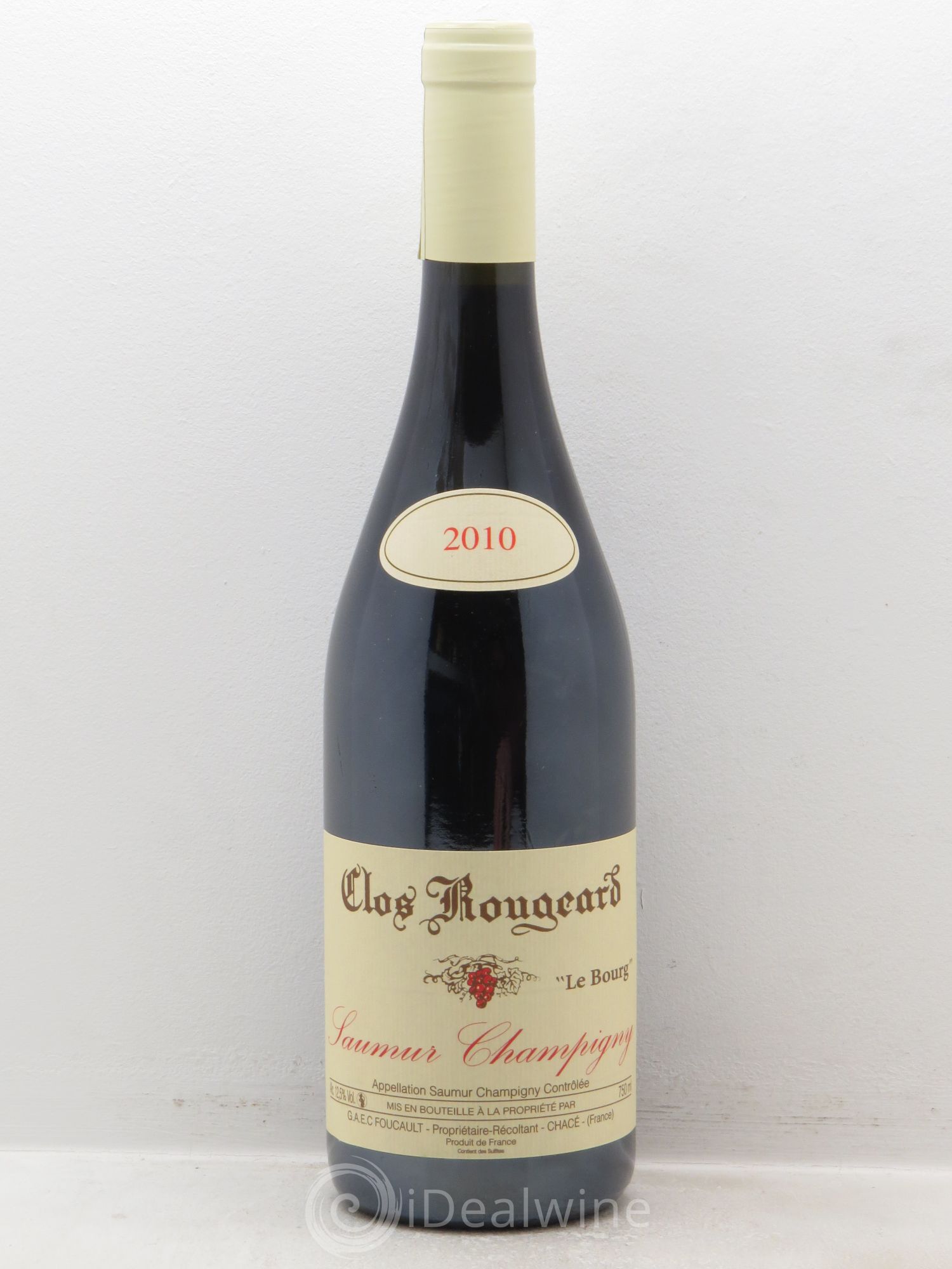 Saumur-Champigny Le Bourg Clos Rougeard (sans prix de réserve) 2010 - Posten von 1 Flasche - 0