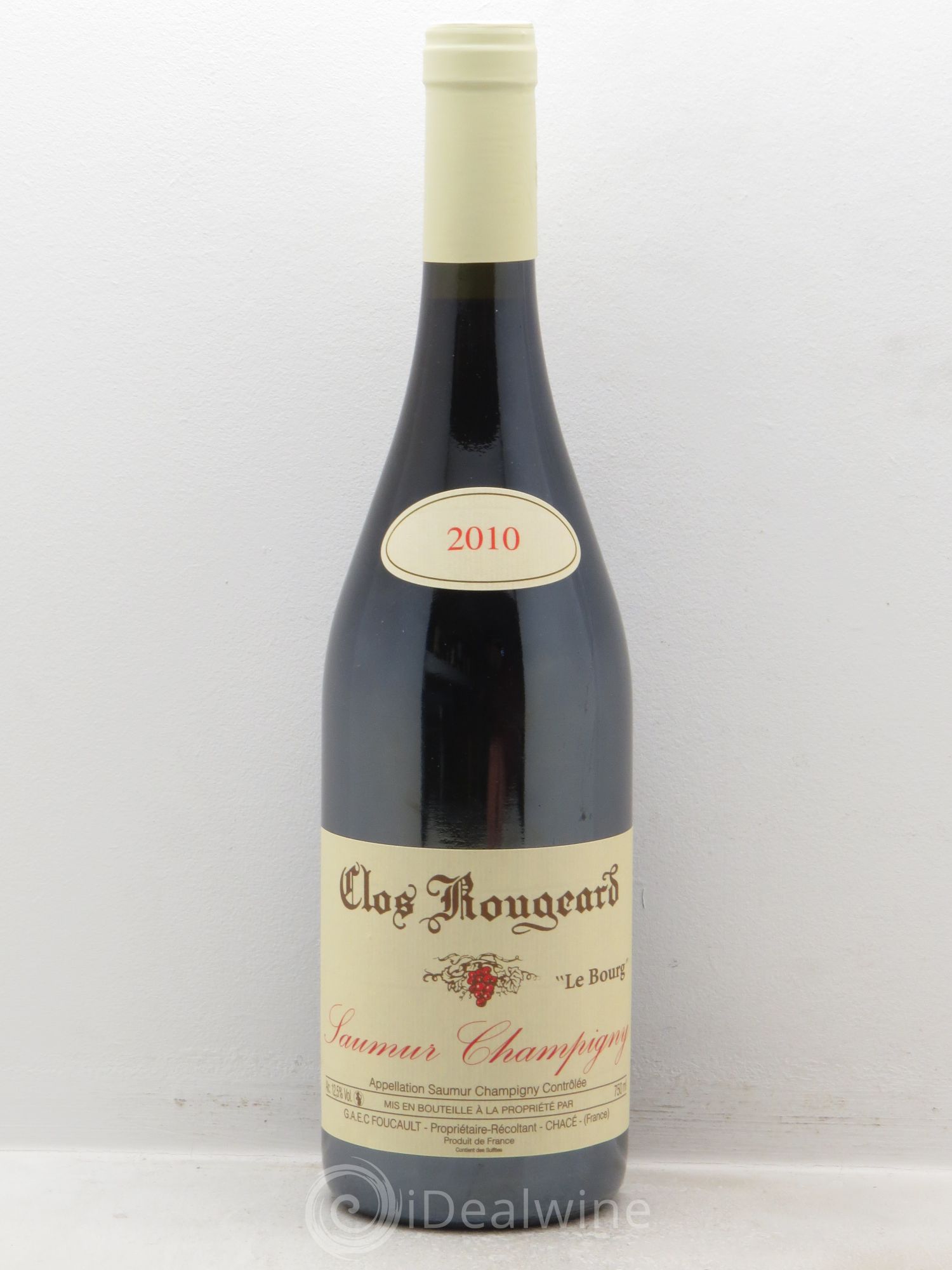 Saumur-Champigny Le Bourg Clos Rougeard (sans prix de réserve) 2010 - Posten von 1 Flasche - 0
