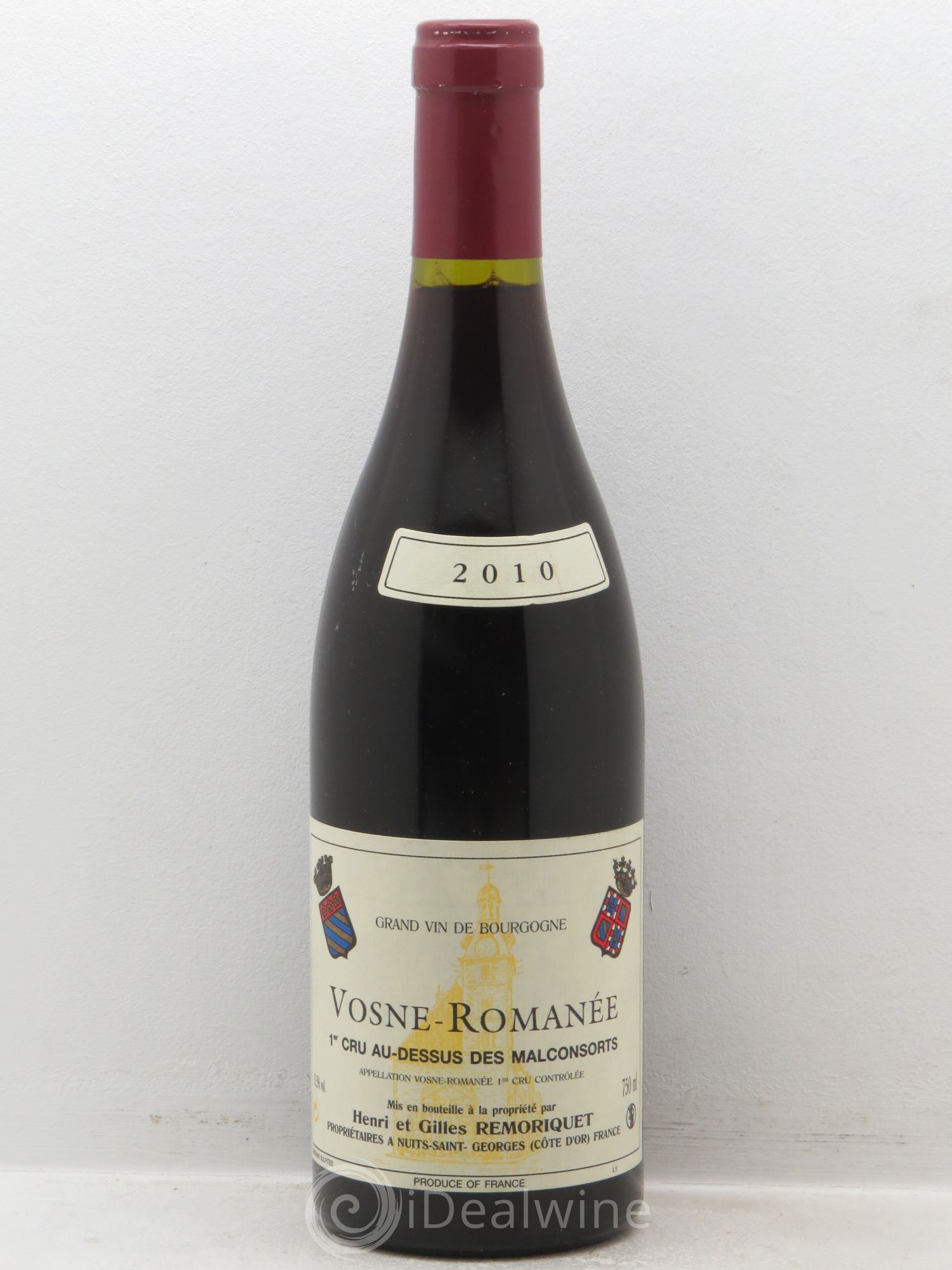 Vosne-Romanée 1er Cru Aux Dessus des Malconsorts Domaine Remoriquet (sans prix de réserve) 2010 - Posten von 1 Flasche - 0