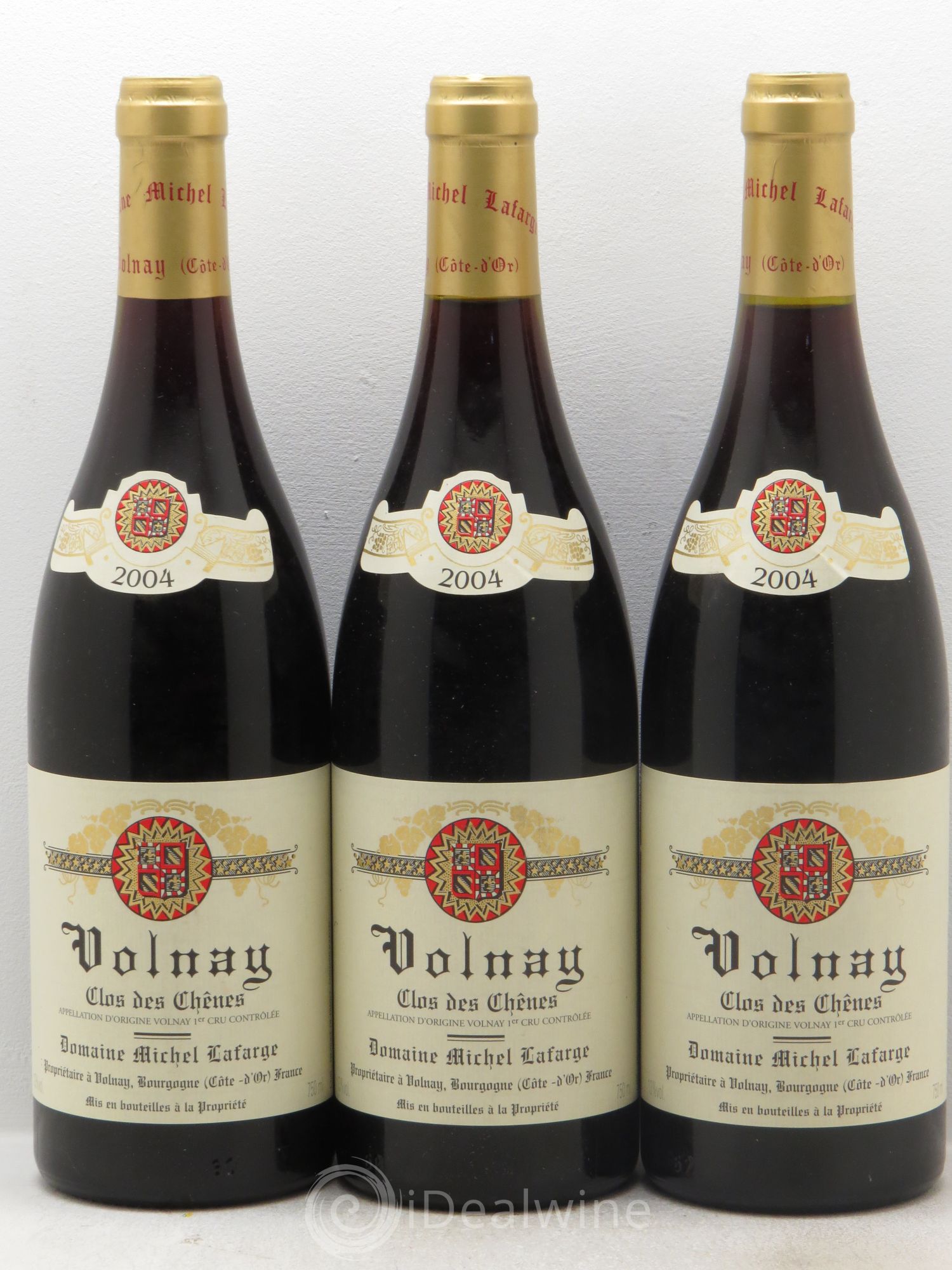 Volnay 1er Cru Clos des Chênes Lafarge (Domaine) 2004 - Lot de 3 bouteilles - 0
