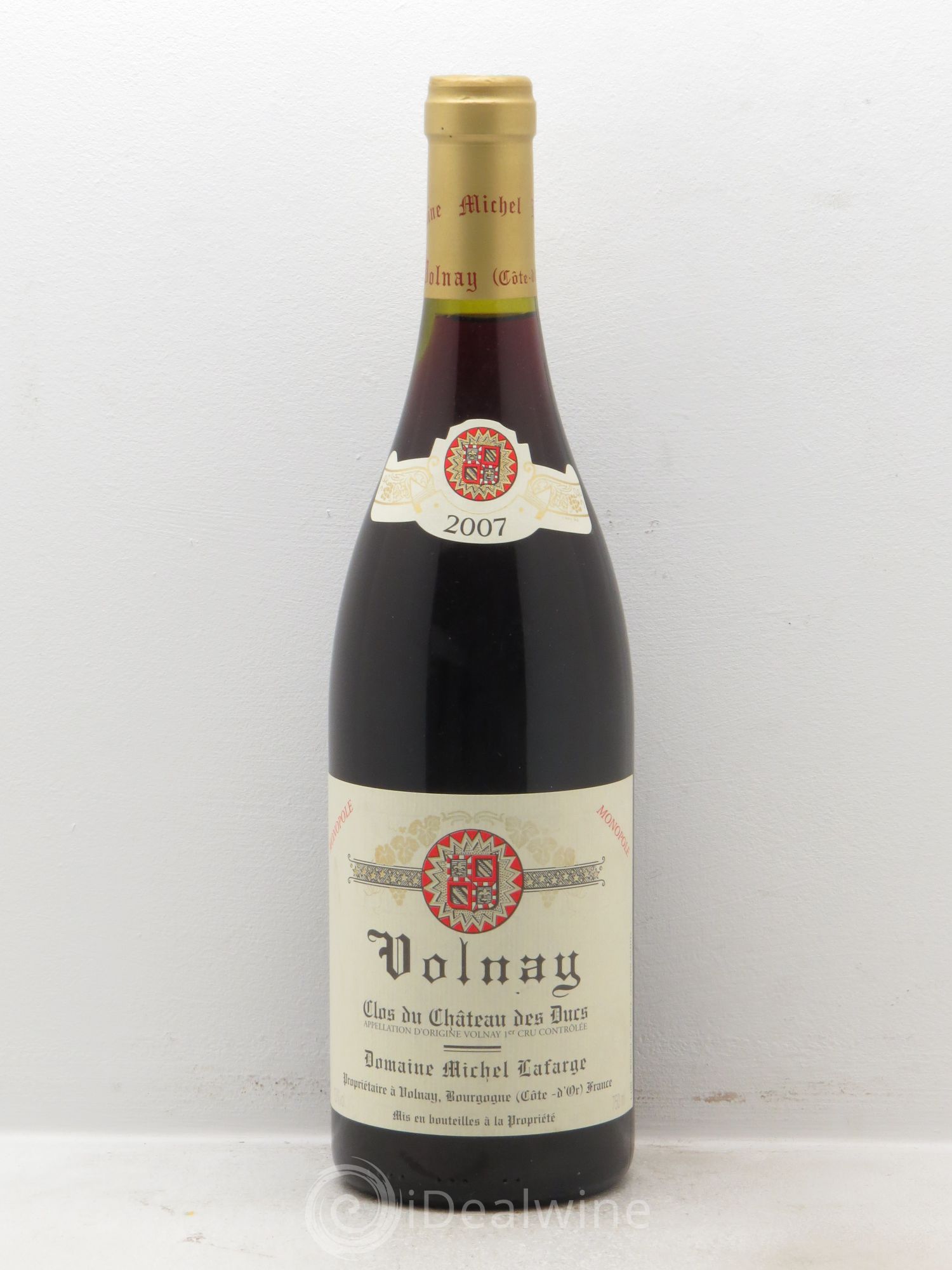 Volnay 1er Cru Clos du Château des Ducs Lafarge (Domaine) 2007 - Lot de 1 bouteille - 0