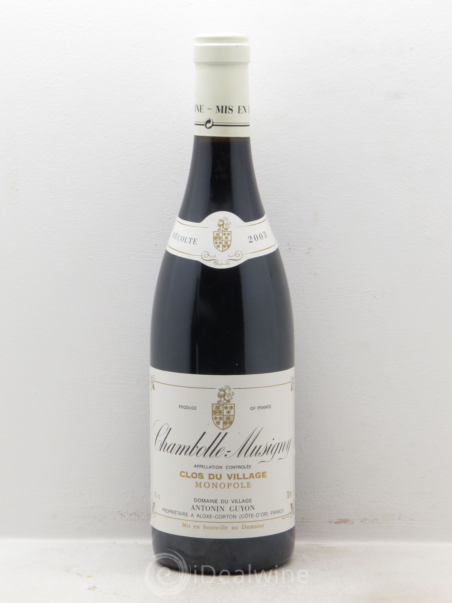 Chambolle-Musigny Clos du Village - Antonin Guyon 2003 - Posten von 1 Flasche - 0