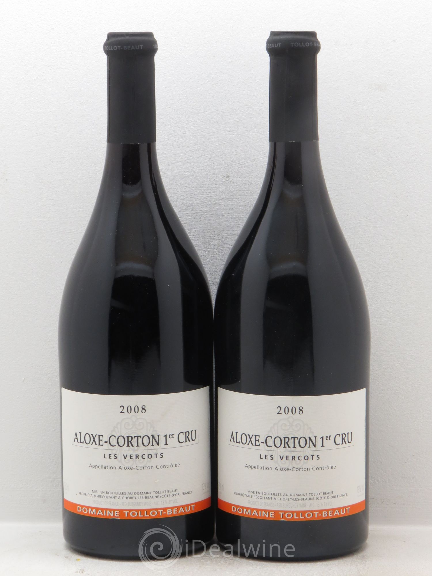 Aloxe-Corton 1er Cru 2008 - Lot de 2 bouteilles - 0