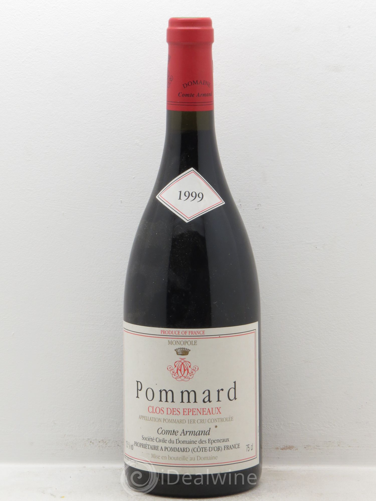 Pommard 1er Cru Clos des Epeneaux Comte Armand 1999 - Lot de 1 bouteille - 0