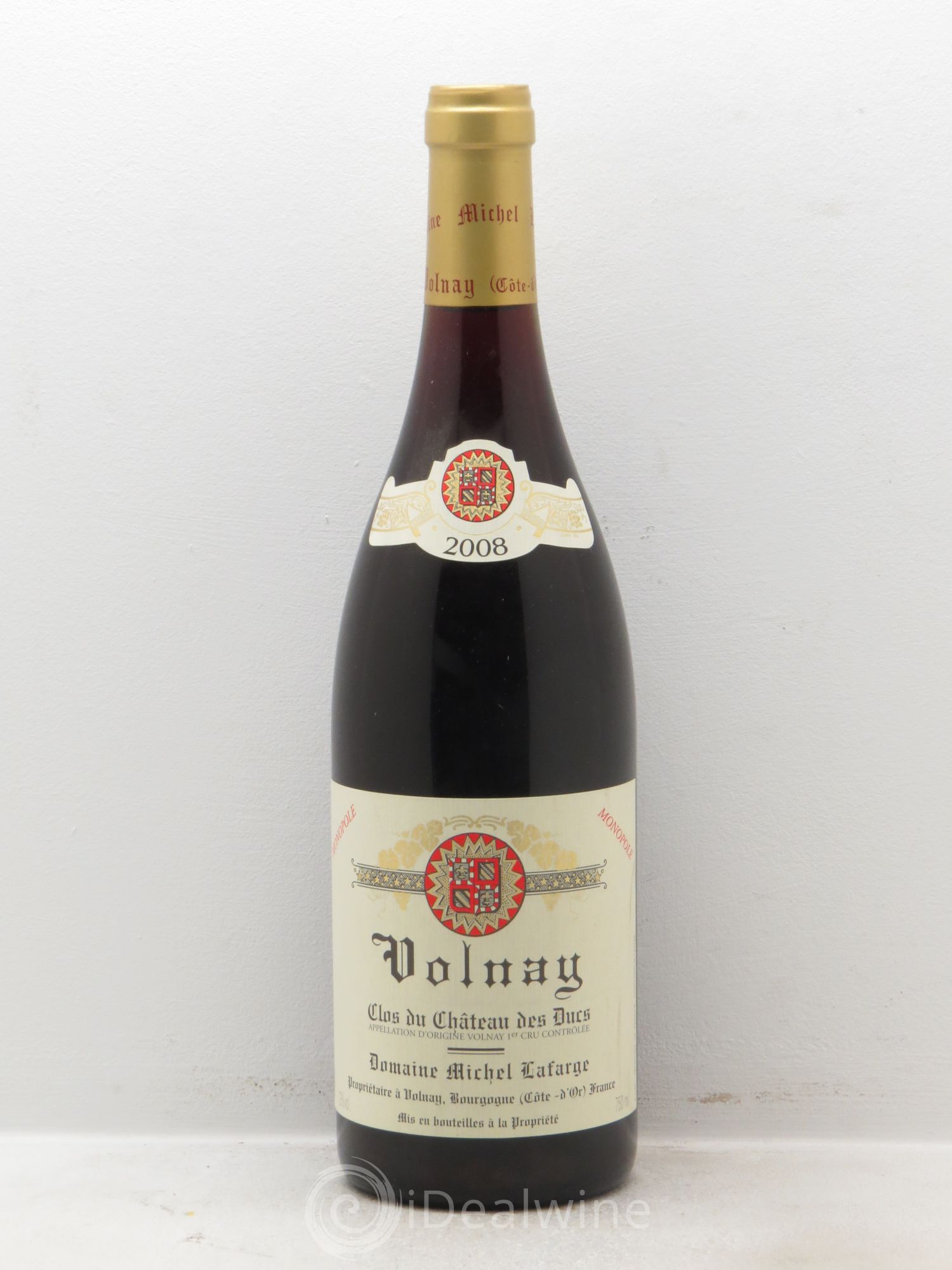 Volnay 1er Cru Clos du Château des Ducs Lafarge (Domaine) 2008 - Lot de 1 bouteille - 0