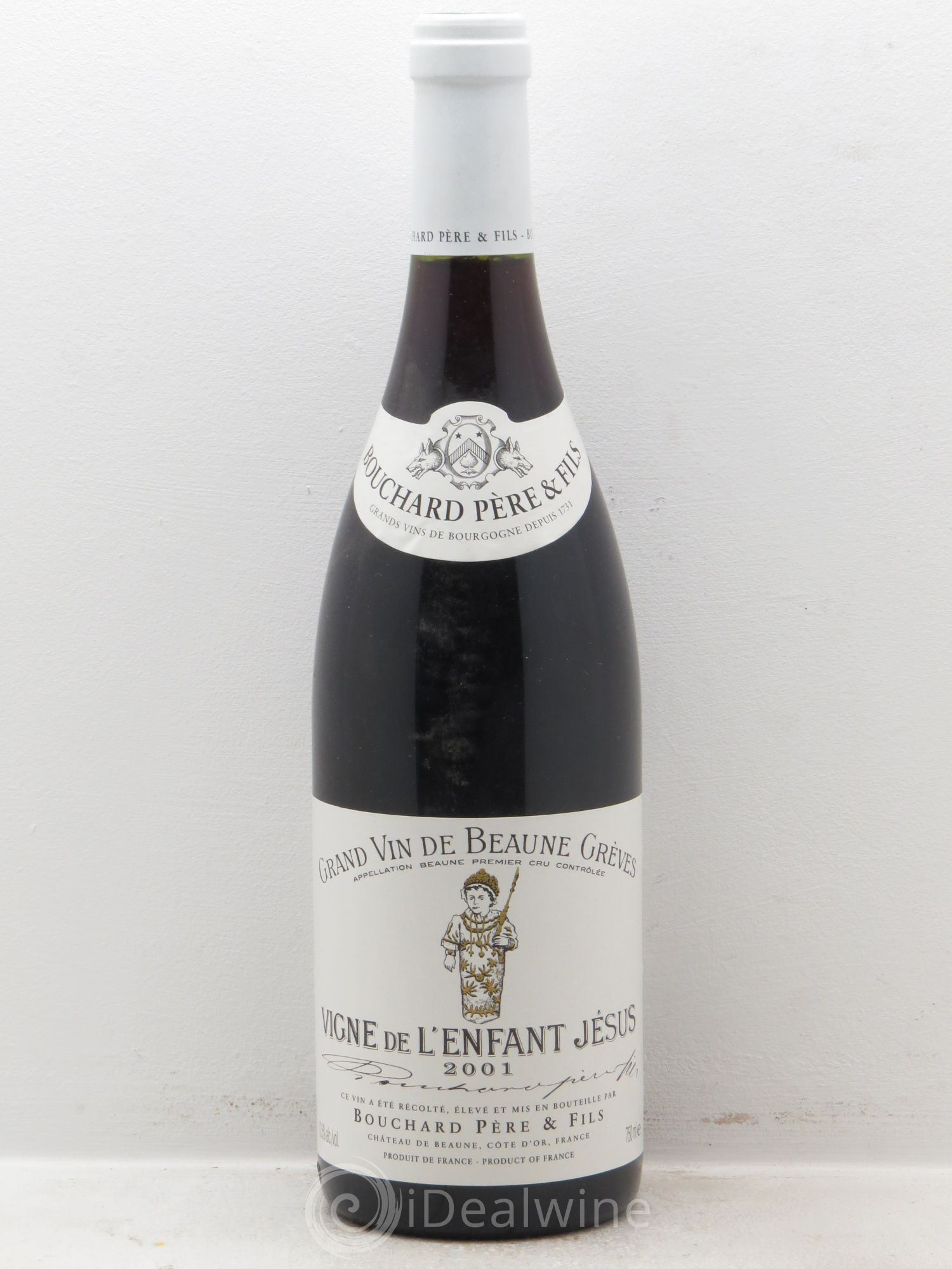 Beaune 1er Cru Grèves - Vigne de l'Enfant Jésus Bouchard Père & Fils 2001 - Lot de 1 bouteille - 0