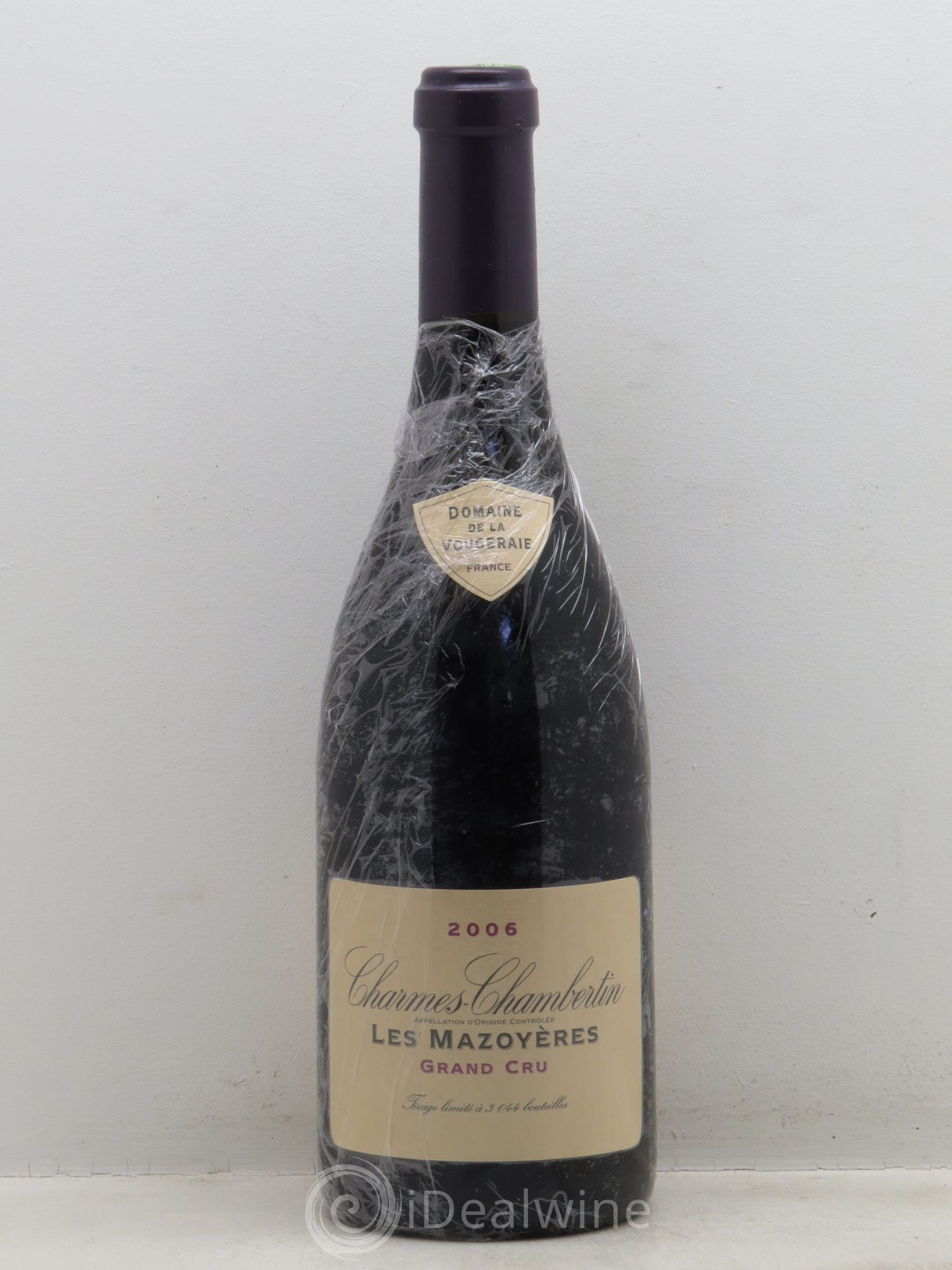 Charmes-Chambertin Grand Cru Vougeraie Les Mazoyers 2006 - Posten von 1 Flasche - 0