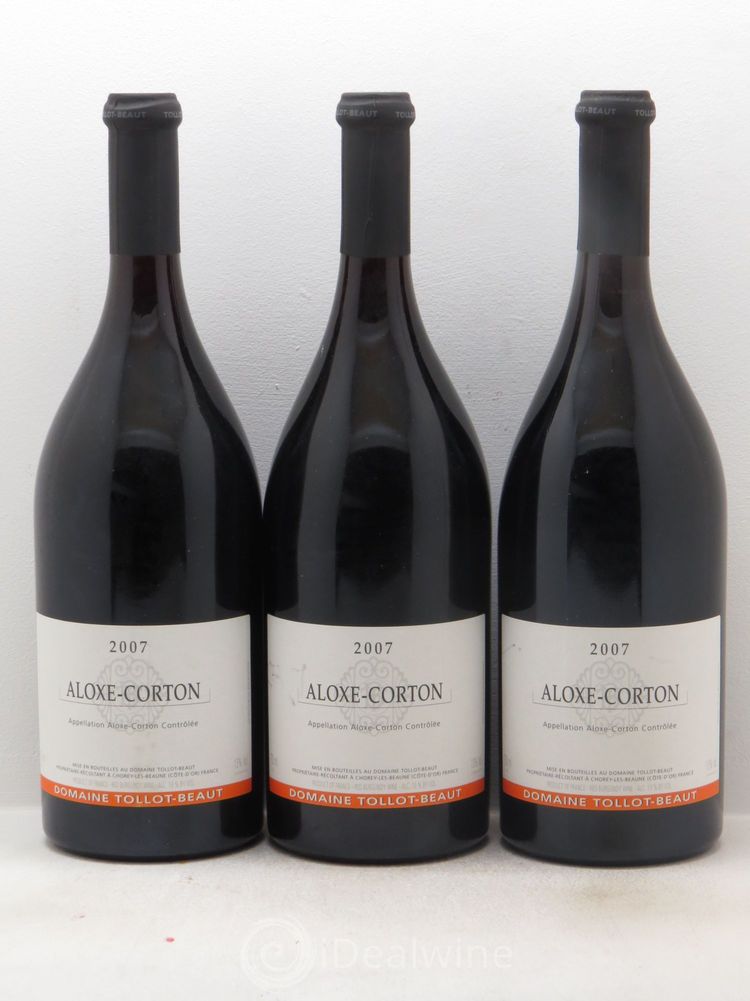 Aloxe-Corton 2007 - Lot de 3 bouteilles - 0