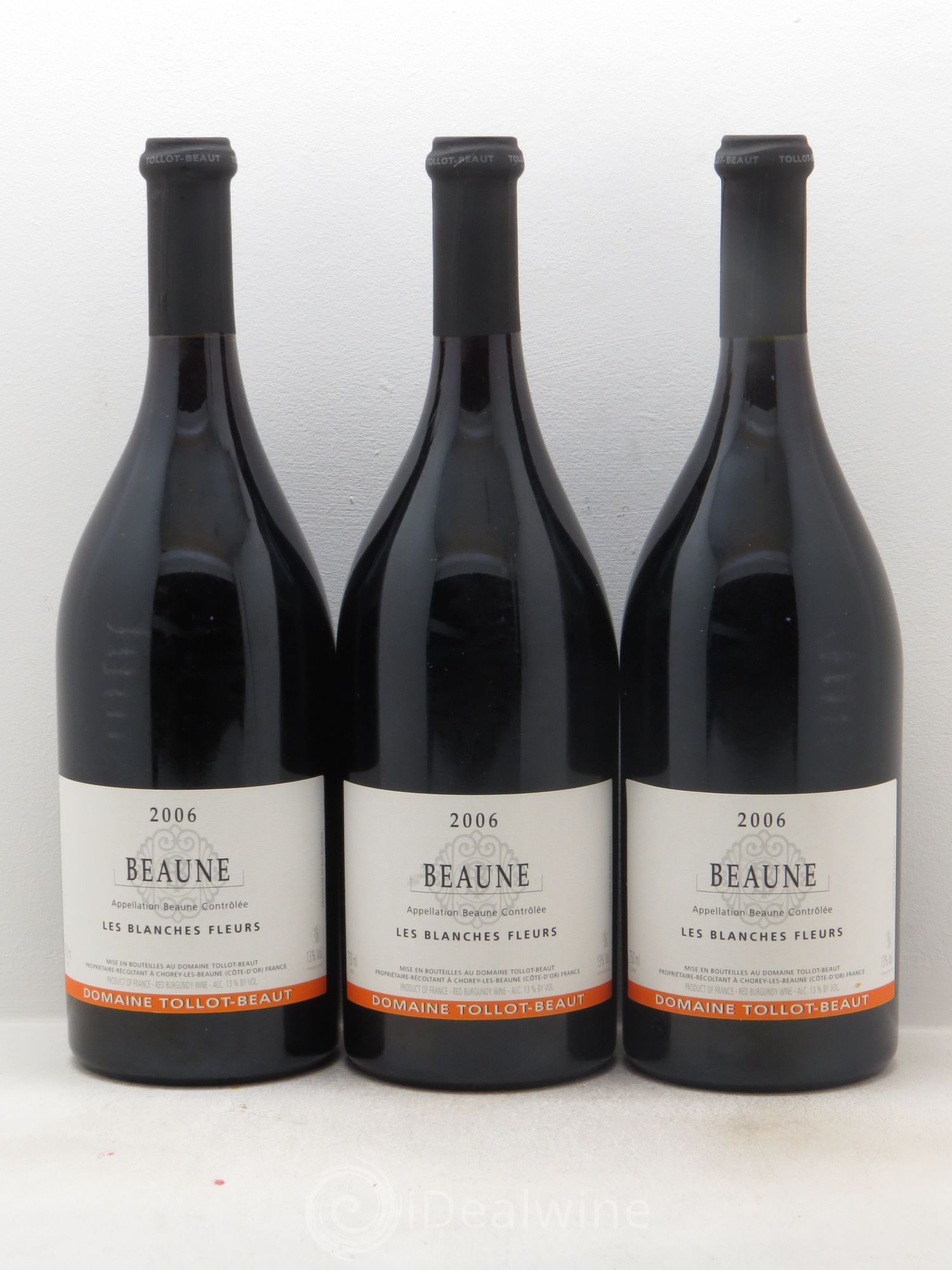 Beaune Les Blanches Fleurs 2006 - Lot de 3 bouteilles - 0