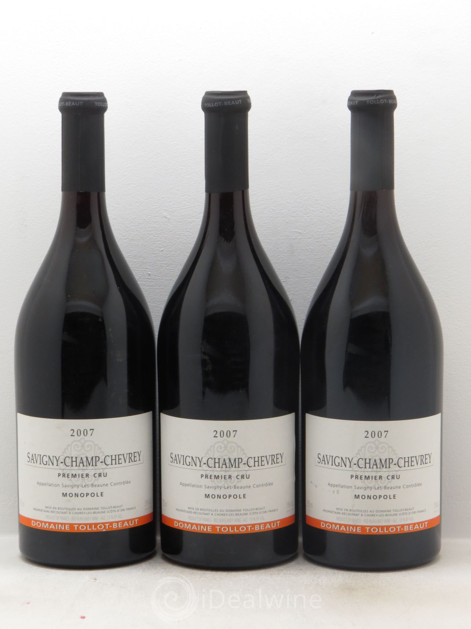 Savigny-lès-Beaune 1er Cru 2007 - Lot de 3 bouteilles - 0