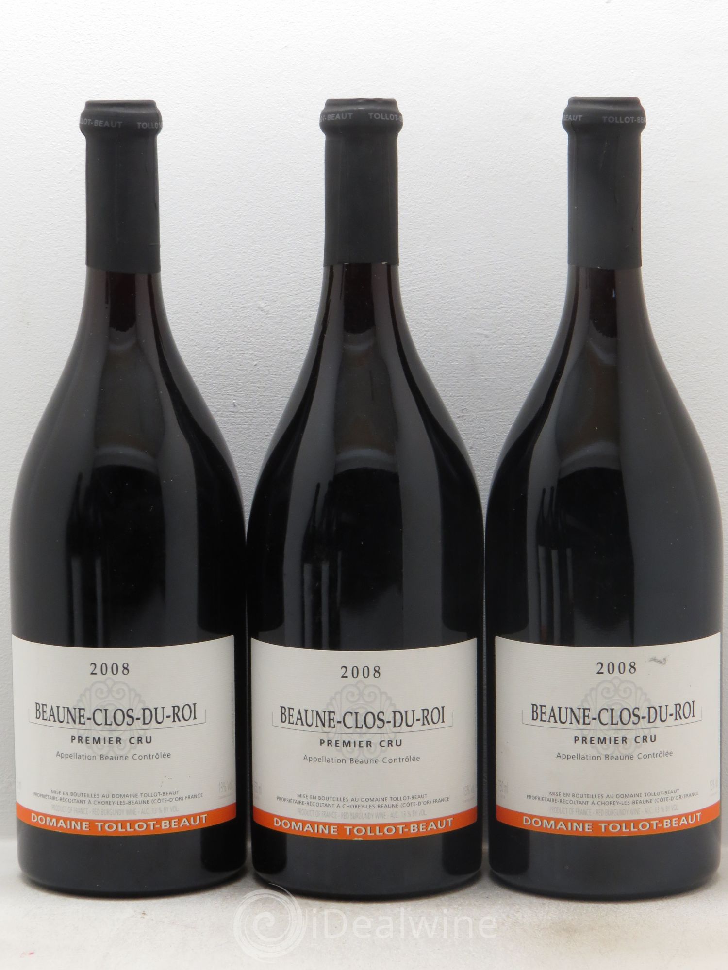 Beaune 1er Cru 2008 - Lot de 3 bouteilles - 0