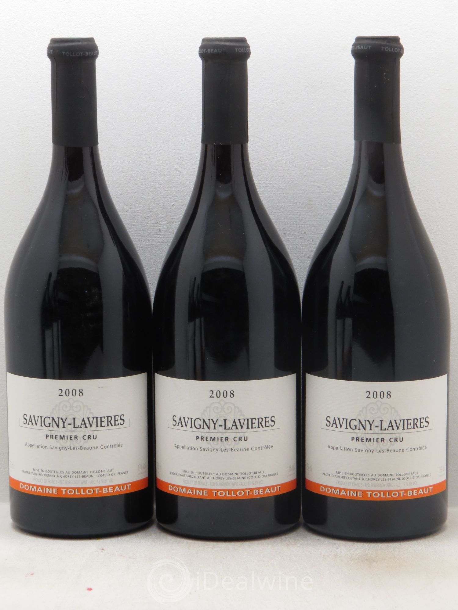 Savigny-lès-Beaune 1er Cru 2008 - Lot de 3 bouteilles - 0