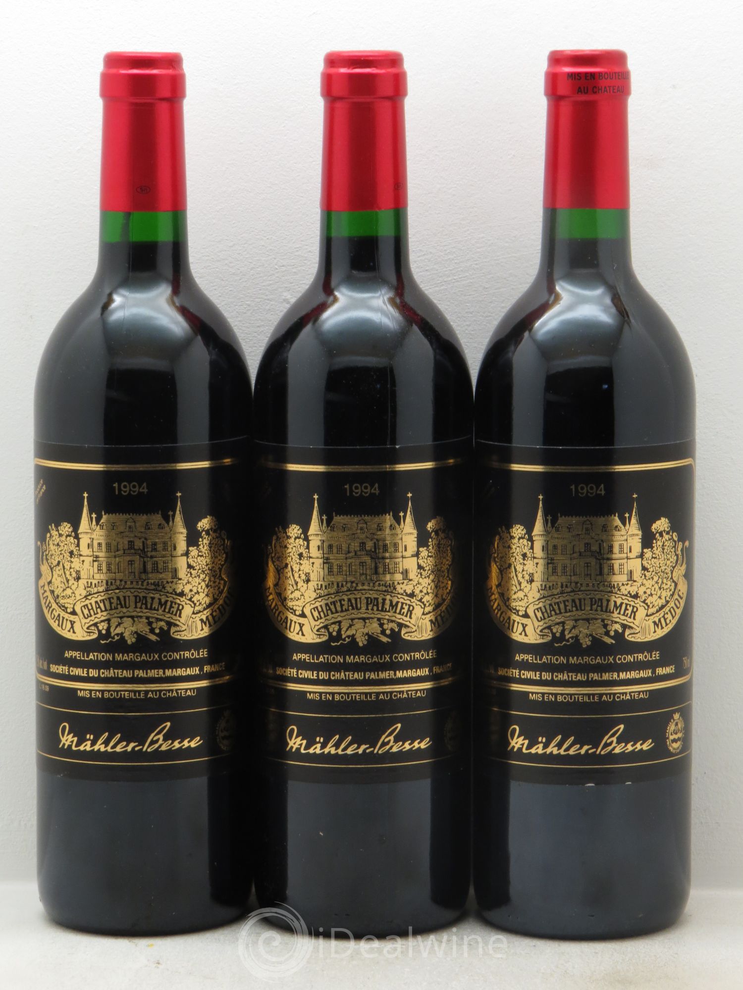 Château Palmer 3ème Grand Cru Classé 1994 - Lot de 3 bouteilles - 0