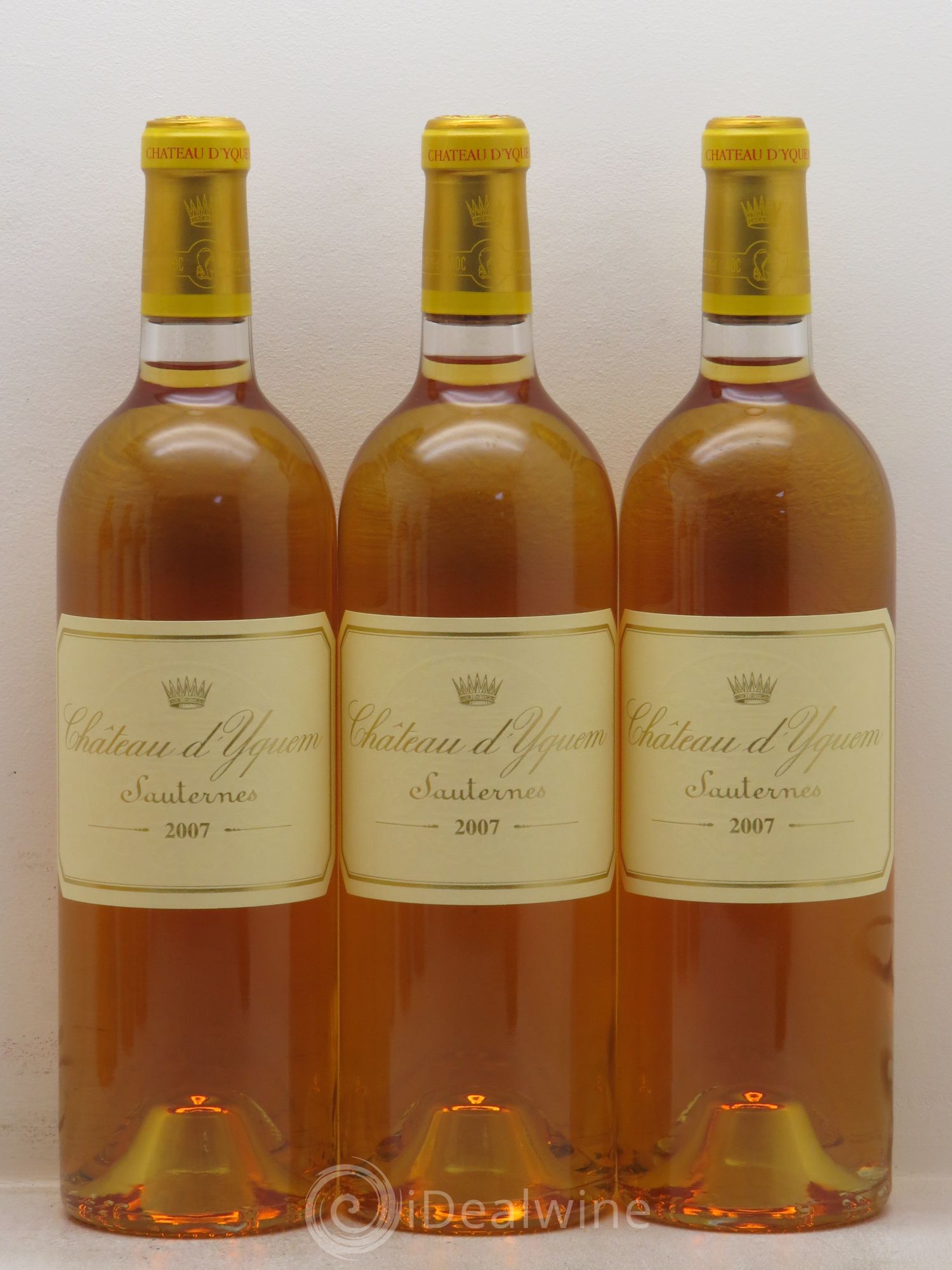 Château d' Yquem 1er Cru Classé Supérieur 2007 - Lot de 6 bouteilles - 1