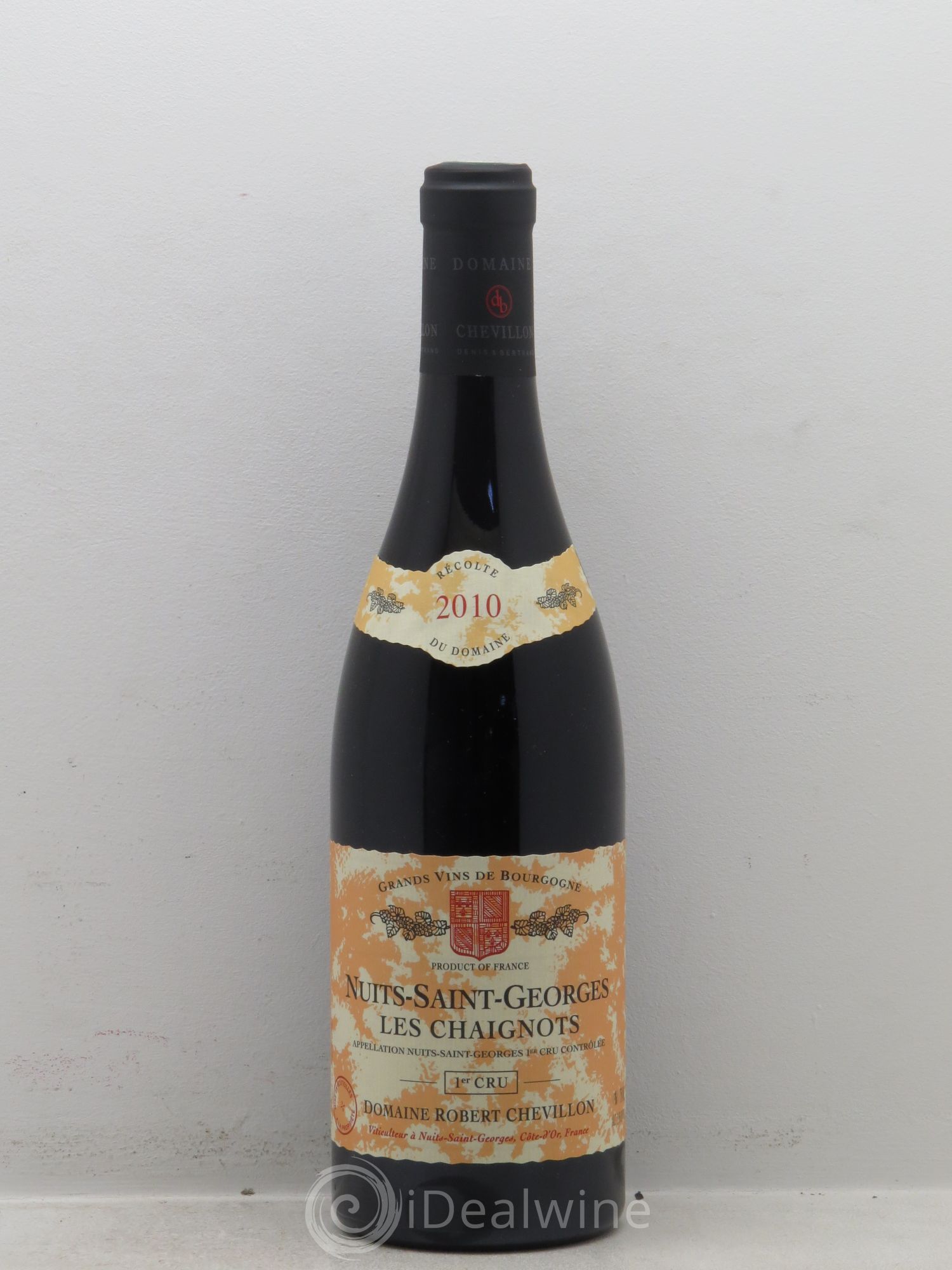 Nuits-Saint-Georges 1er Cru Les Chaignots Robert Chevillon (sans prix de réserve) 2010 - Lot de 1 bouteille - 0