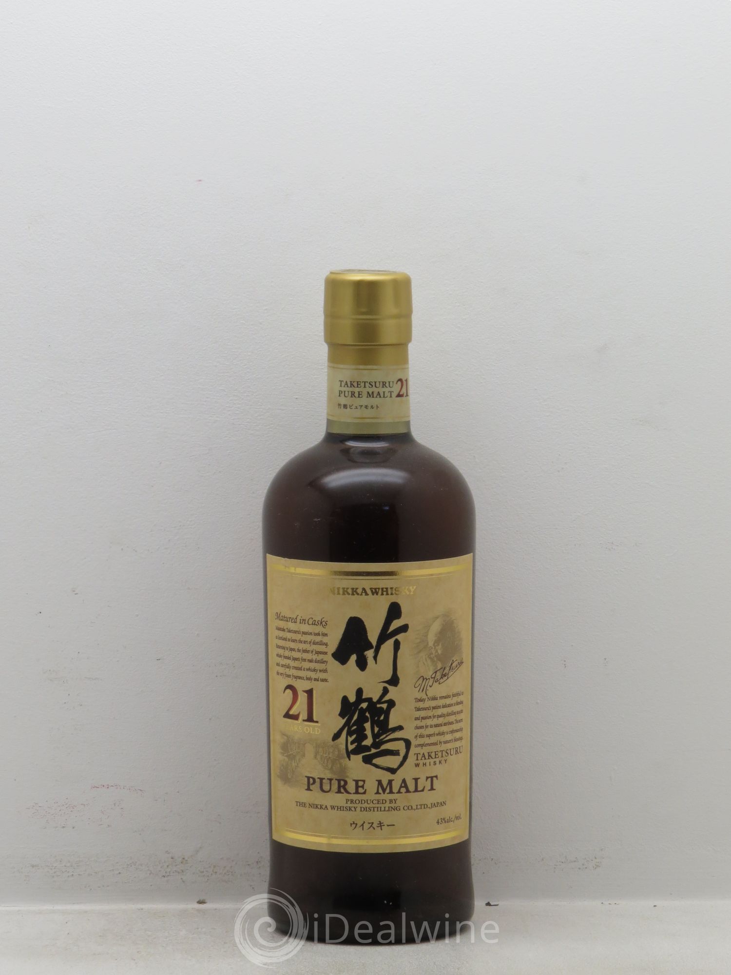 Whisky Nikka Pure Malt 21 ans Taketsuru (43°) - Posten von 1 Flasche - 0