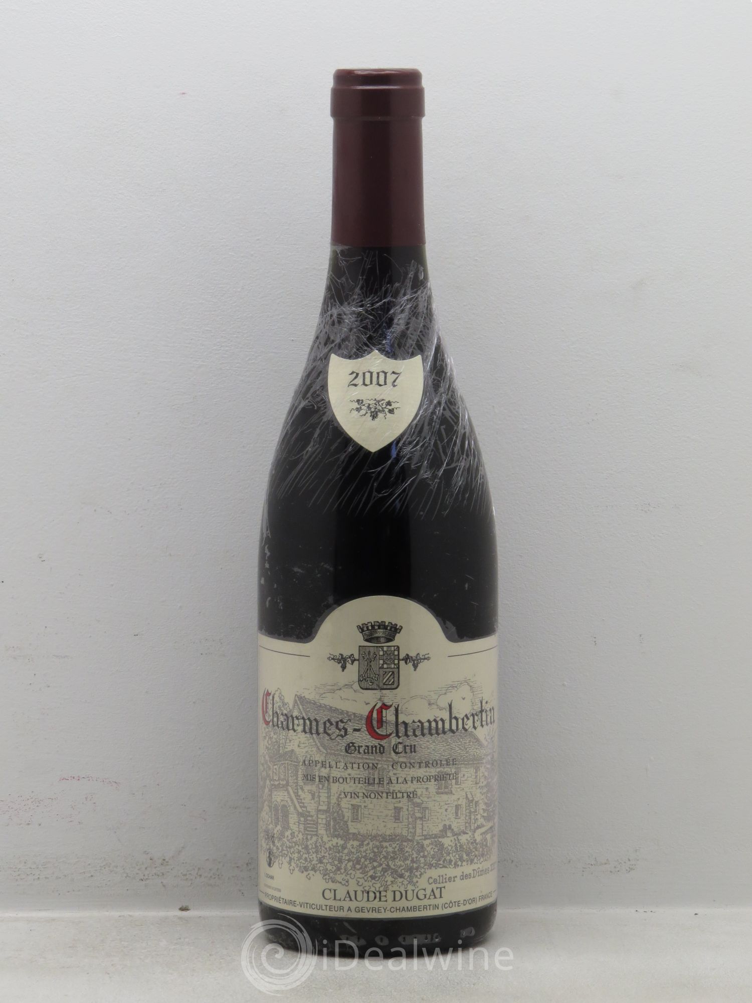 Charmes-Chambertin Grand Cru Claude Dugat 2007 - Lot de 1 bouteille - 0