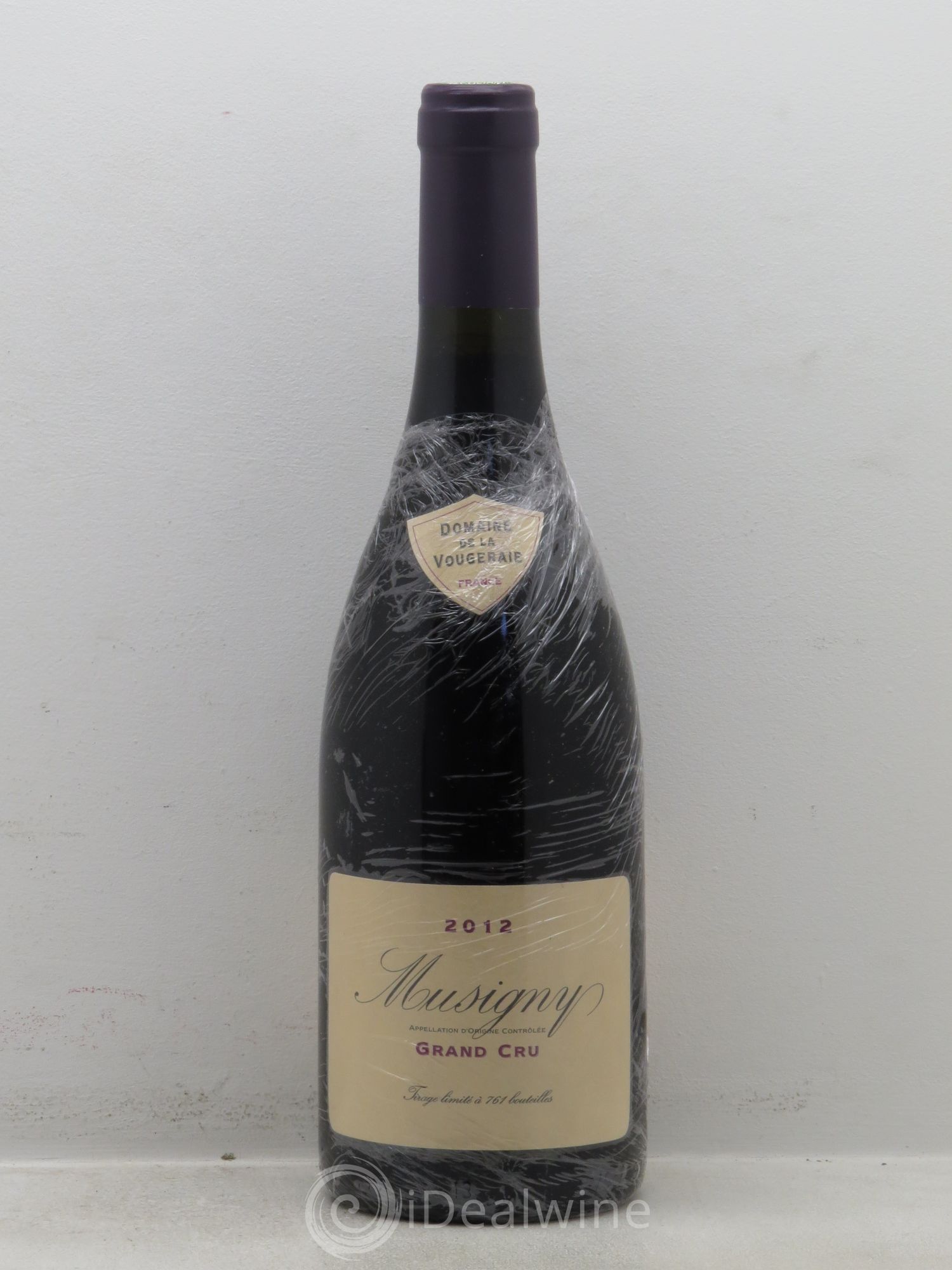 Musigny Grand Cru Domaine de la Vougeraie 2012 - Posten von 1 Flasche - 0