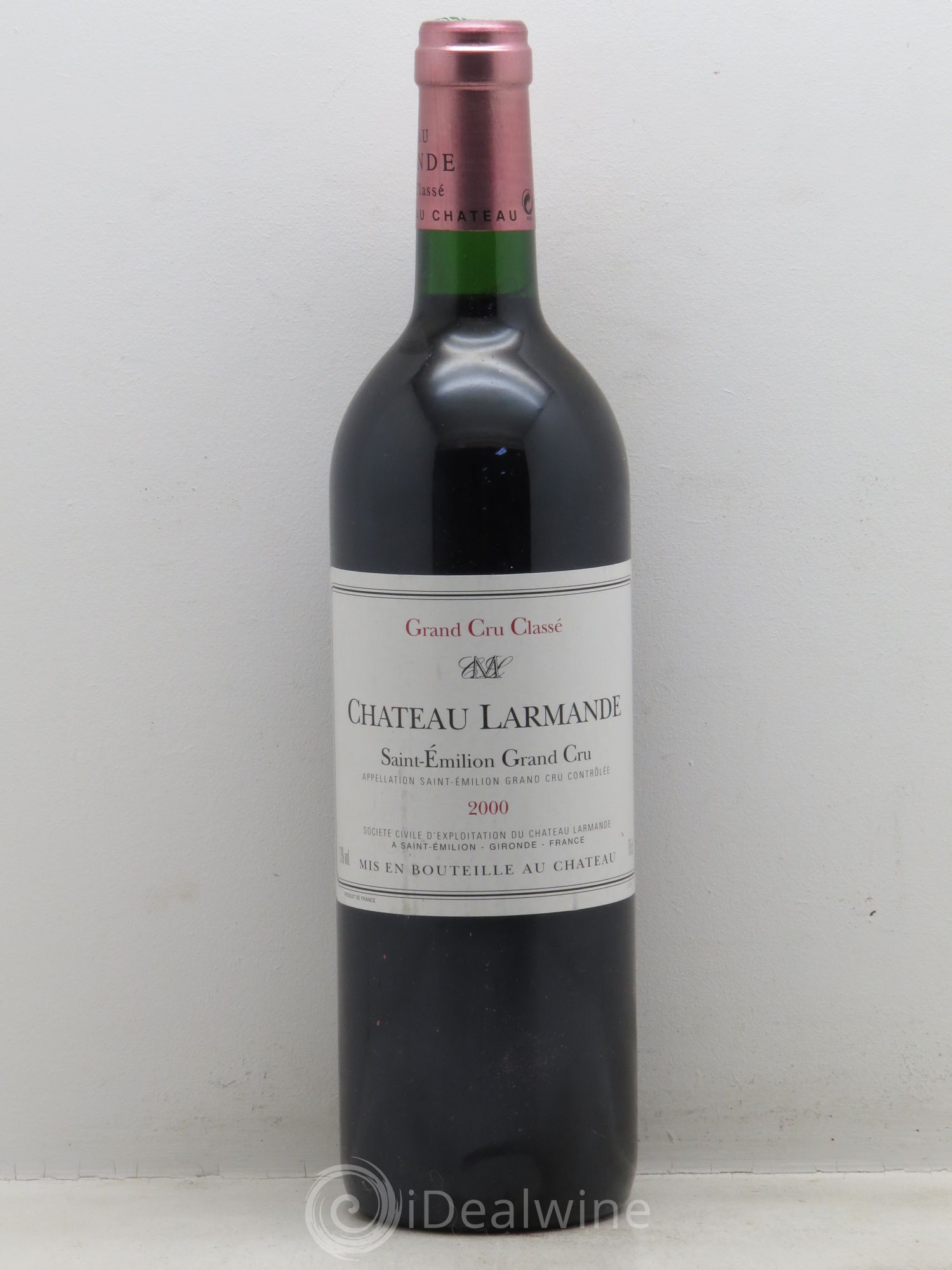 Château Larmande Grand Cru Classé 2000 - Lot de 1 bouteille - 0