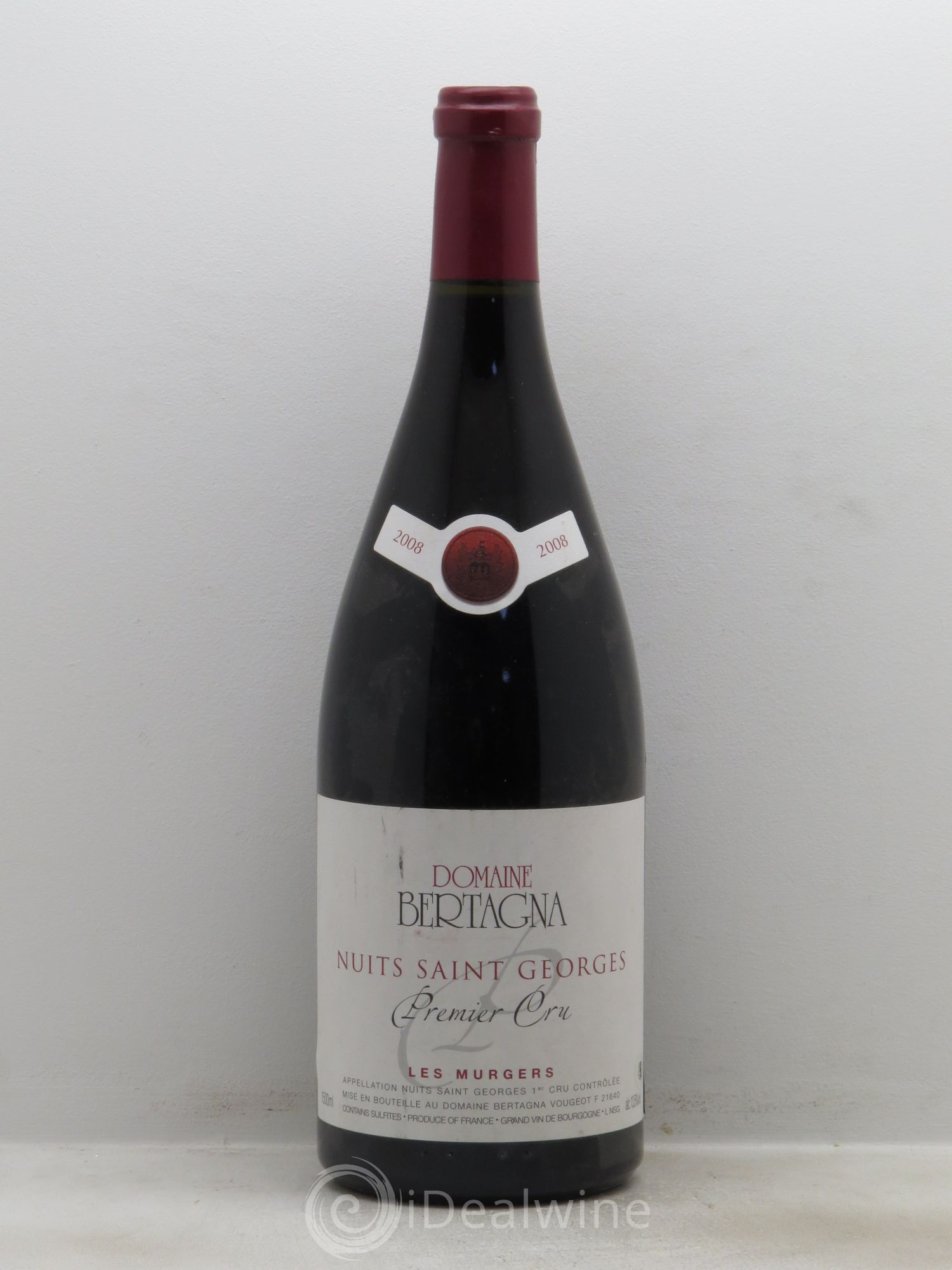 Nuits-Saint-Georges 1er Cru Les Murgers Bertagna (sans prix de réserve) 2008 - Lot de 1 magnum - 0
