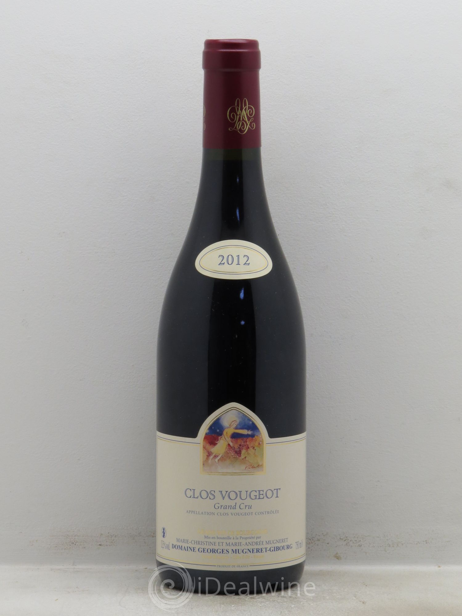 Clos de Vougeot Grand Cru Mugneret Gibourg 2012 - Posten von 1 Flasche - 0