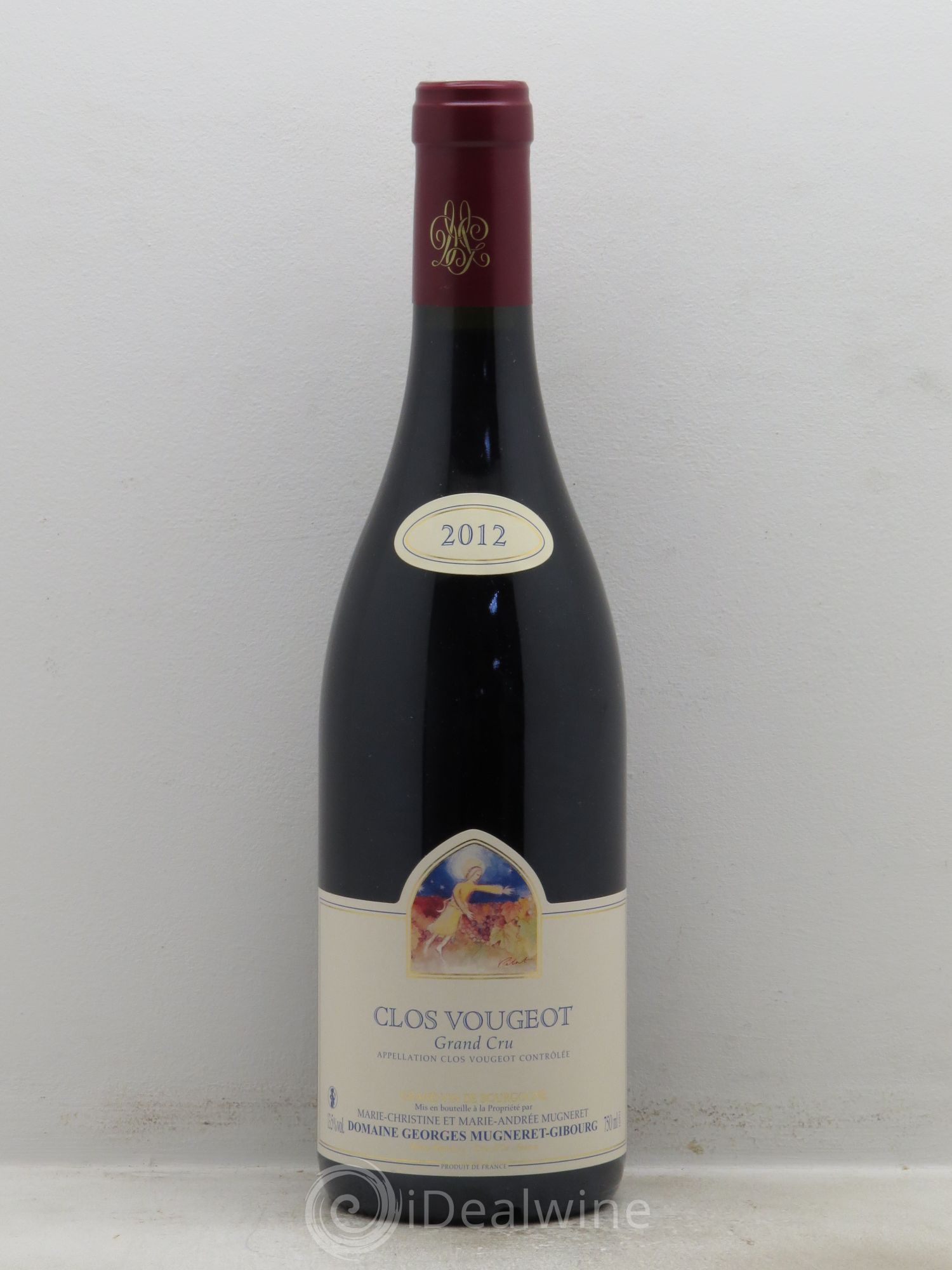 Clos de Vougeot Grand Cru Mugneret Gibourg 2012 - Posten von 1 Flasche - 0