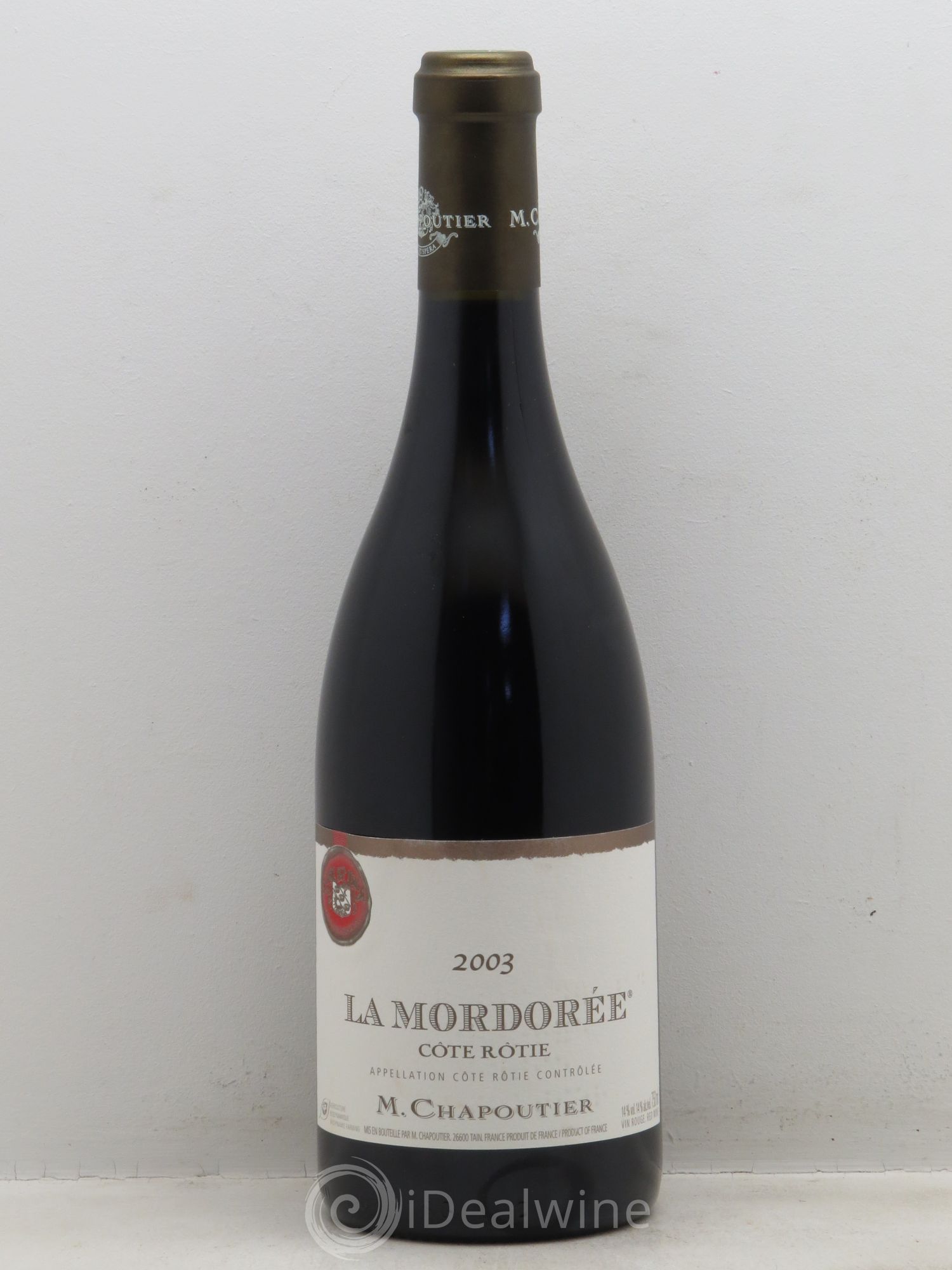 Côte-Rôtie La Mordorée Chapoutier 2003 - Lot de 1 bouteille - 0