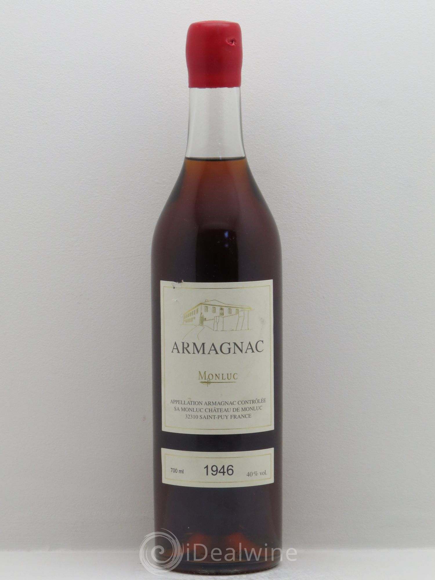 Armagnac Monluc 40° 1946 - Posten von 1 Flasche - 0