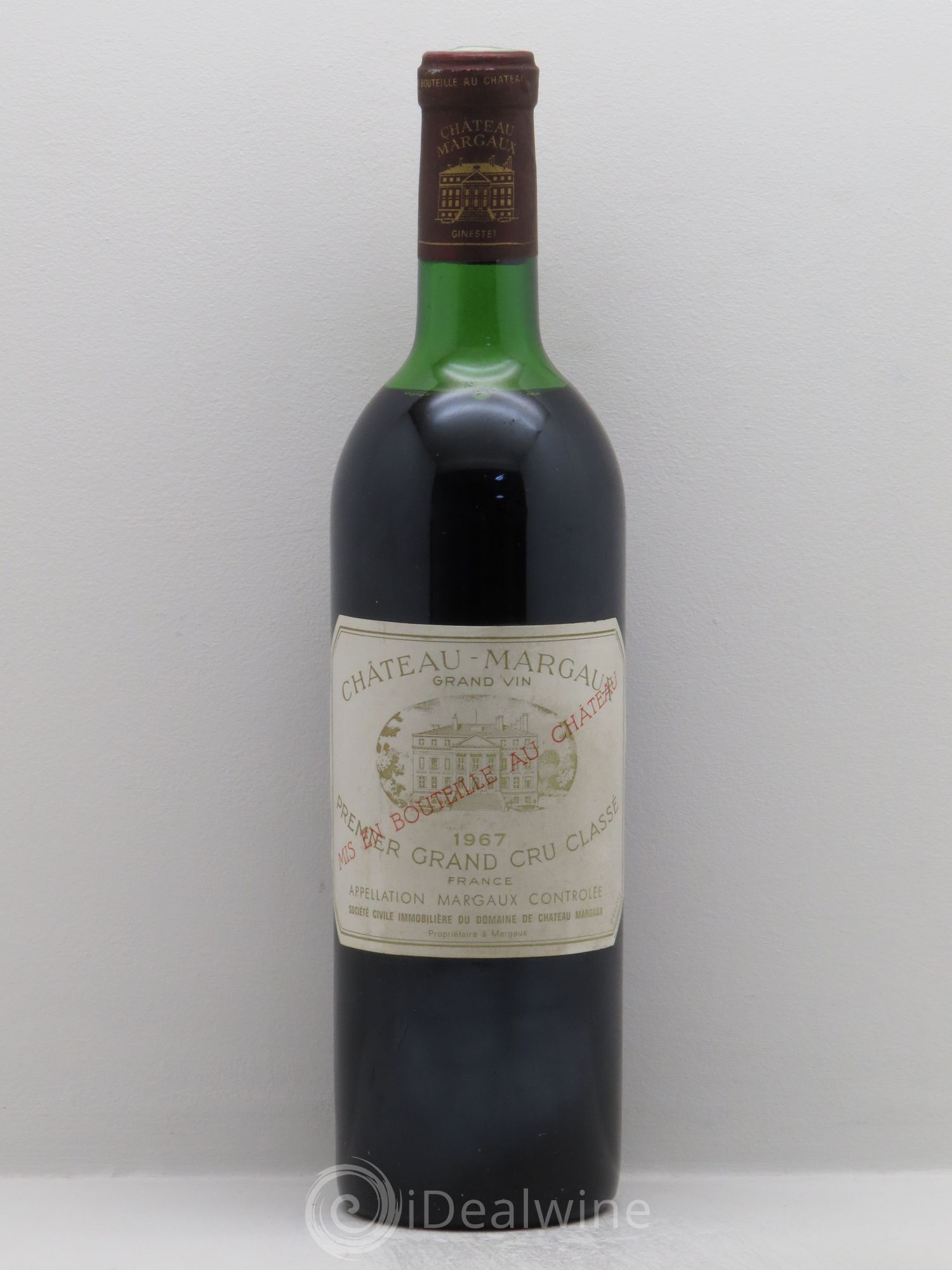 Château Margaux 1er Grand Cru Classé 1967 - Lot de 1 bouteille - 0