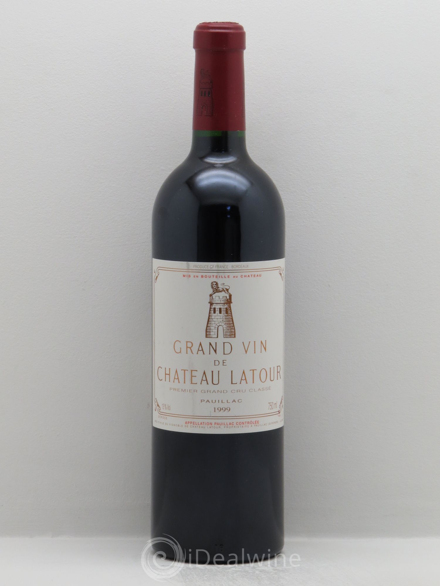 Château Latour 1er Grand Cru Classé 1999 - Lot de 1 bouteille - 0