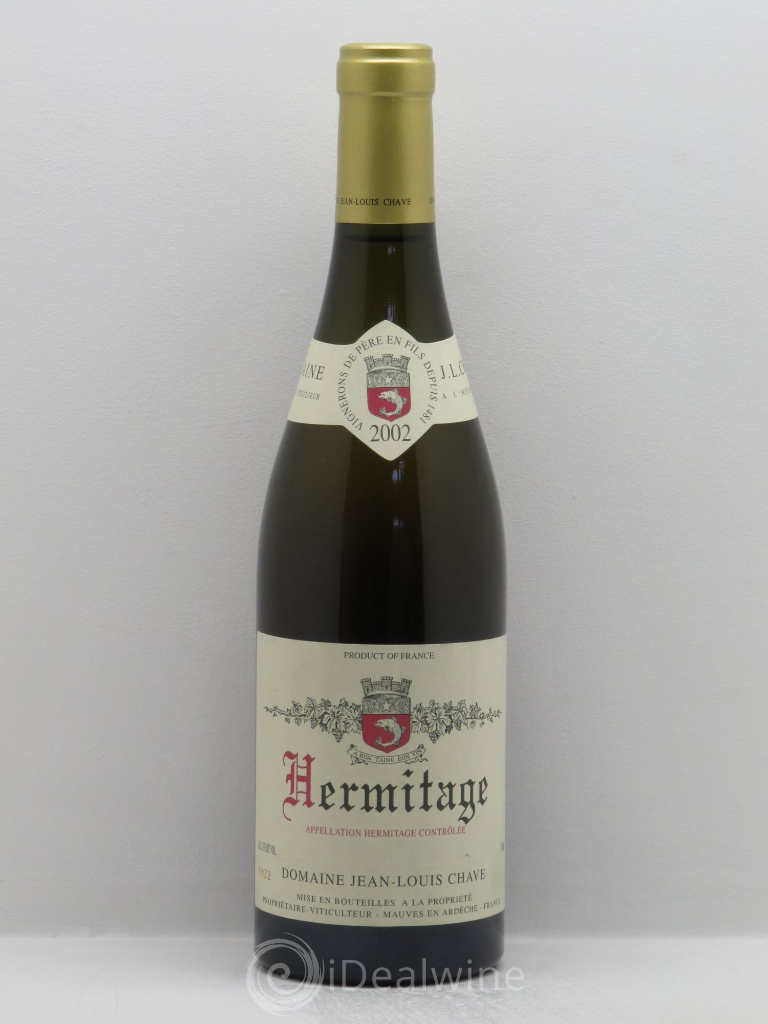 Hermitage Jean-Louis Chave 2002 - Lot de 1 bouteille - 0