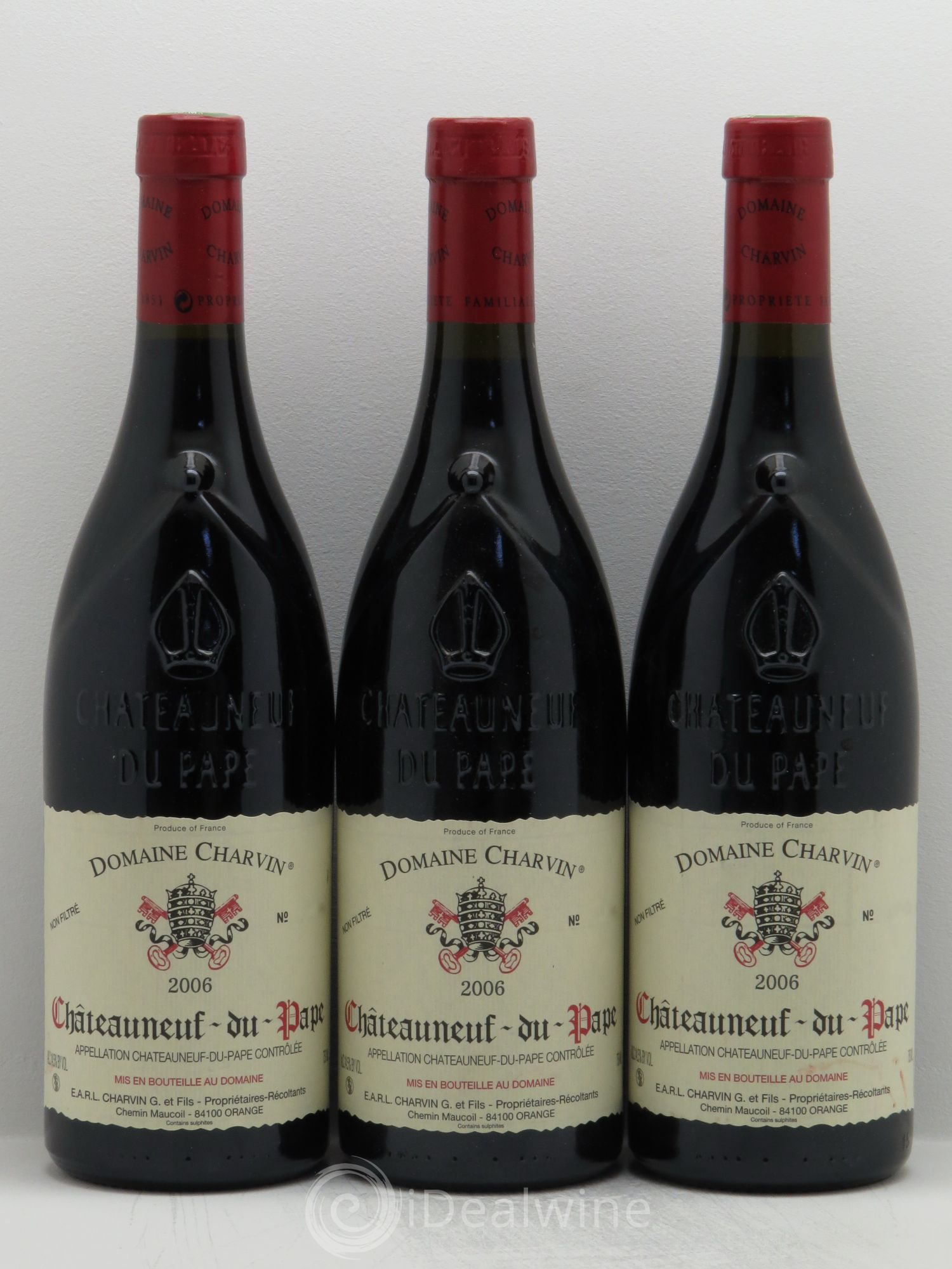 Châteauneuf-du-Pape Charvin (Domaine) 2006 - Lot de 3 bouteilles - 0