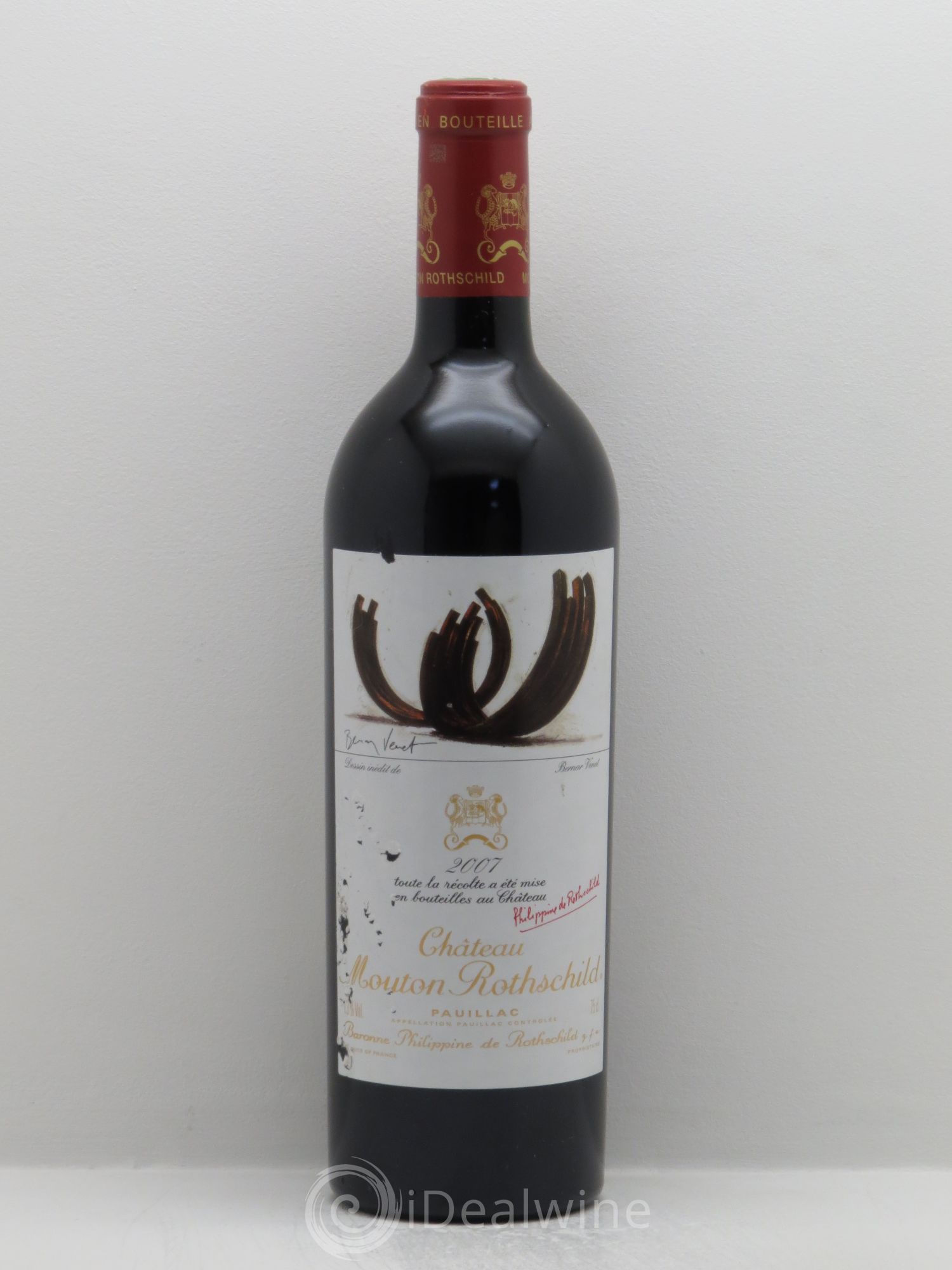 Château Mouton Rothschild 1er Grand Cru Classé 2007 - Lot de 1 bouteille - 0