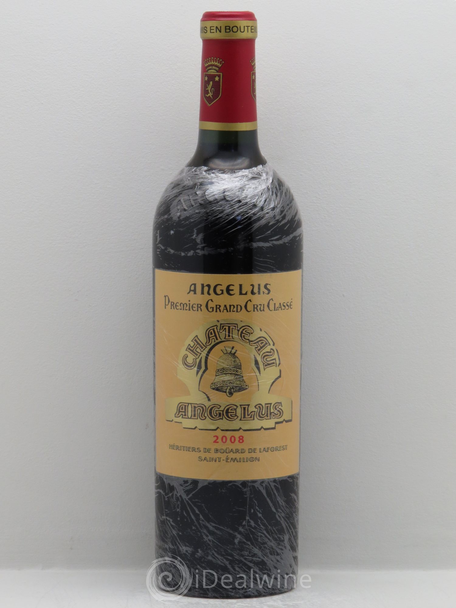 Château Angélus 1er Grand Cru Classé A 2008 - Lot de 1 bouteille - 0