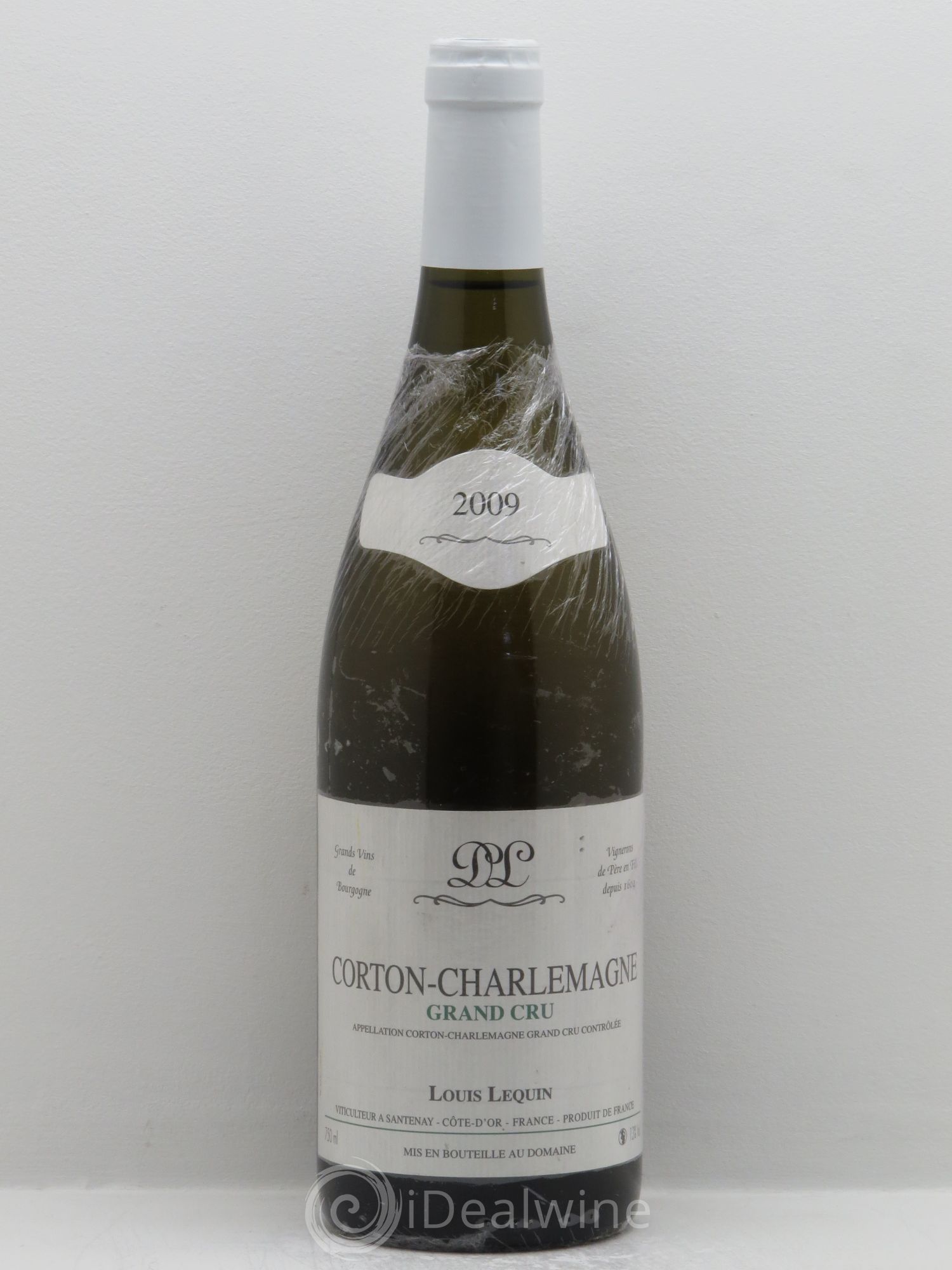 Corton-Charlemagne Grand Cru Louis Lequin 2009 - Lot de 1 bouteille - 0