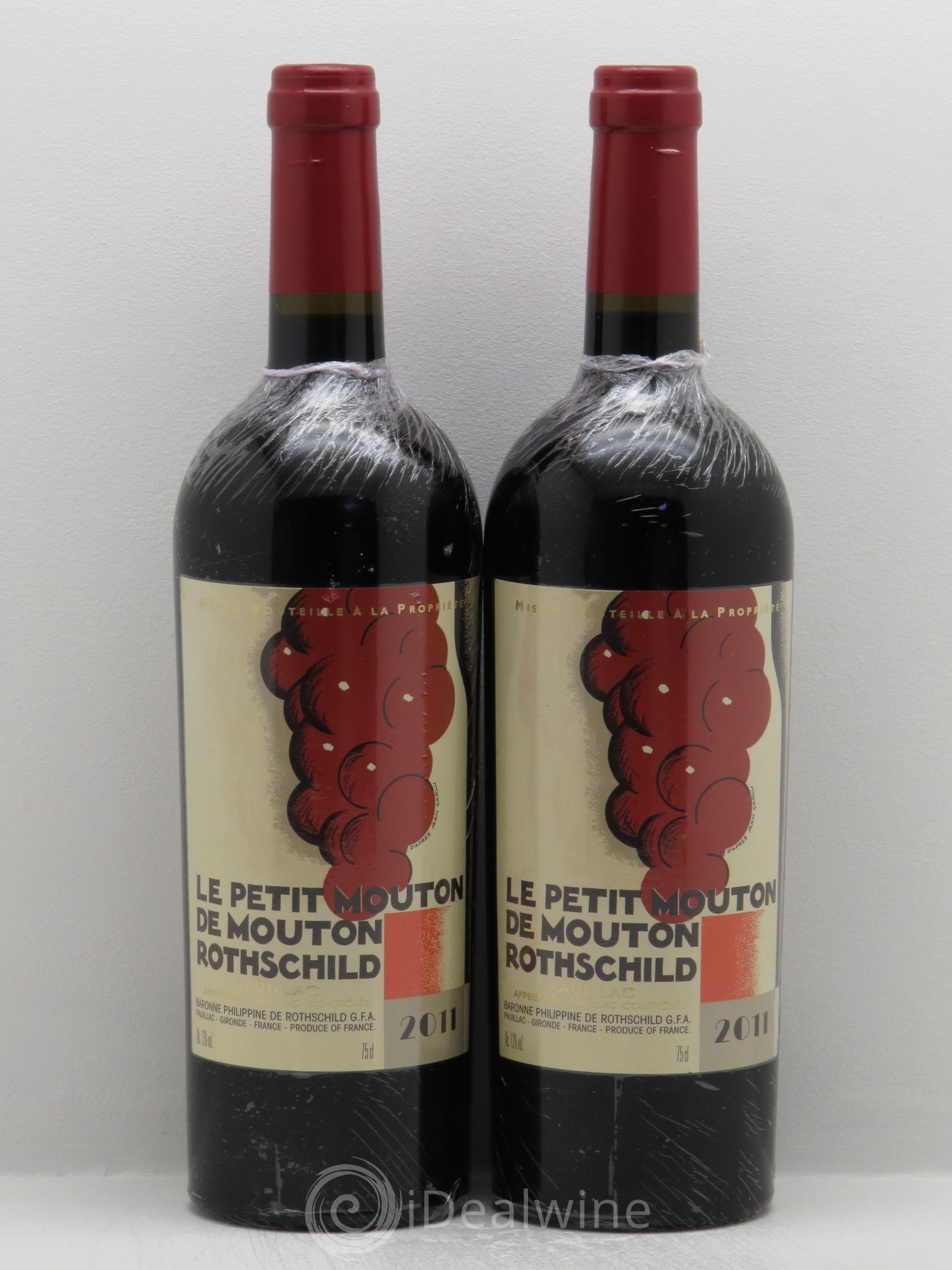 Petit Mouton Second Vin 2011 - Lot de 2 bouteilles - 0