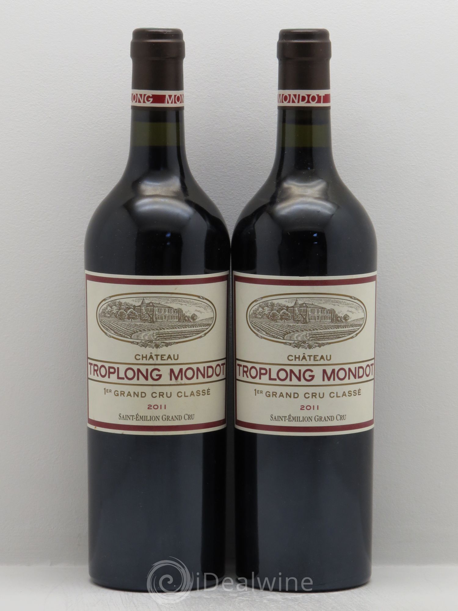 Château Troplong Mondot 1er Grand Cru Classé B 2011 - Lot de 2 bouteilles - 0