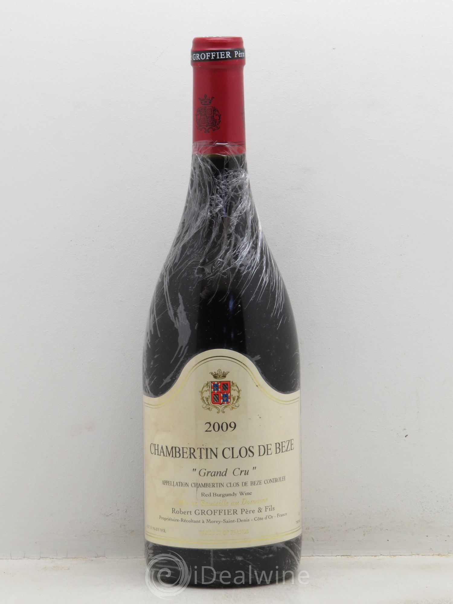 Chambertin Clos de Bèze Grand Cru Robert Groffier Père & Fils (Domaine) 2009 - Lot de 1 bouteille - 0