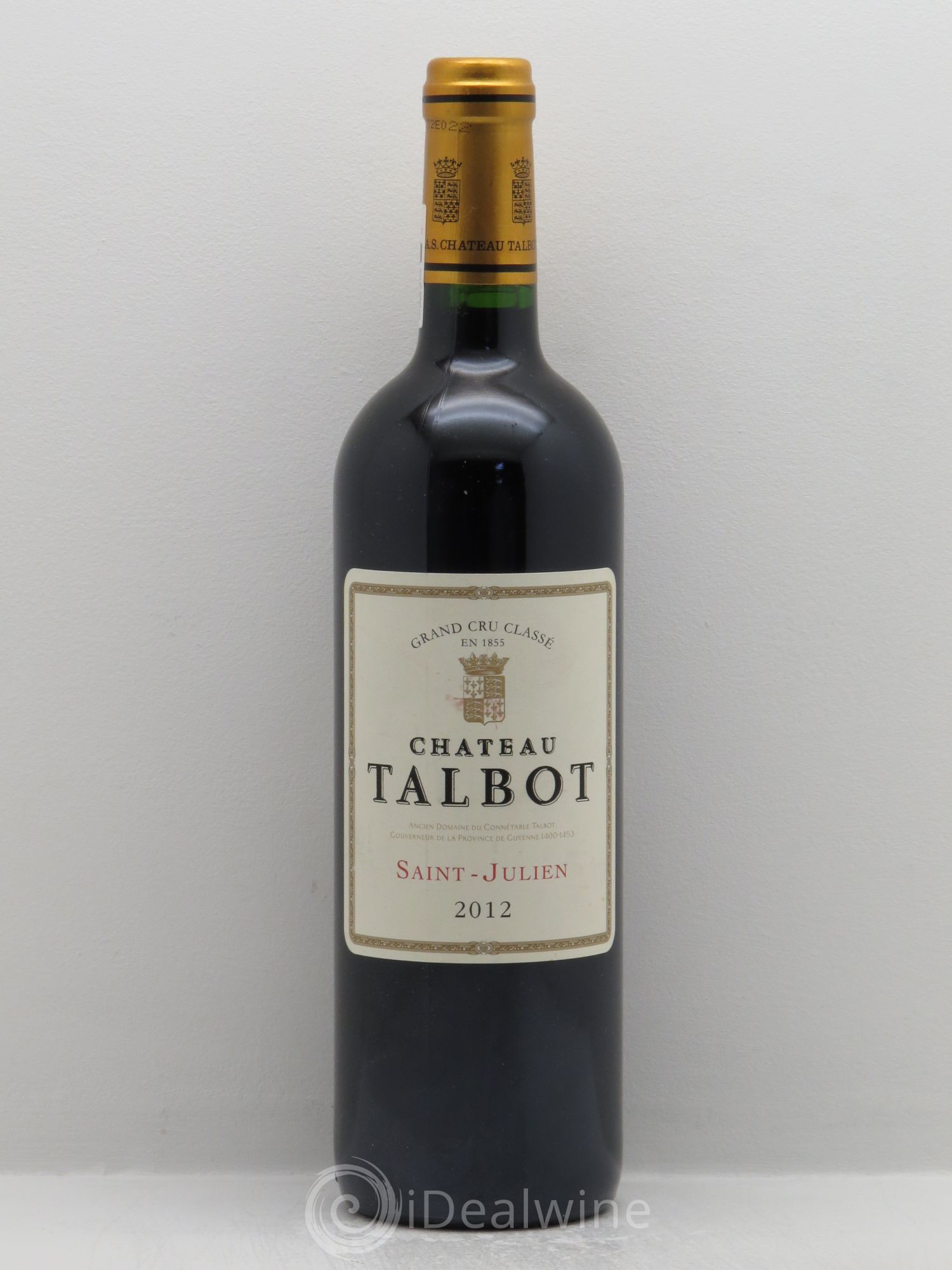 Château Talbot 4ème Grand Cru Classé 2012 - Lot de 1 bouteille - 0