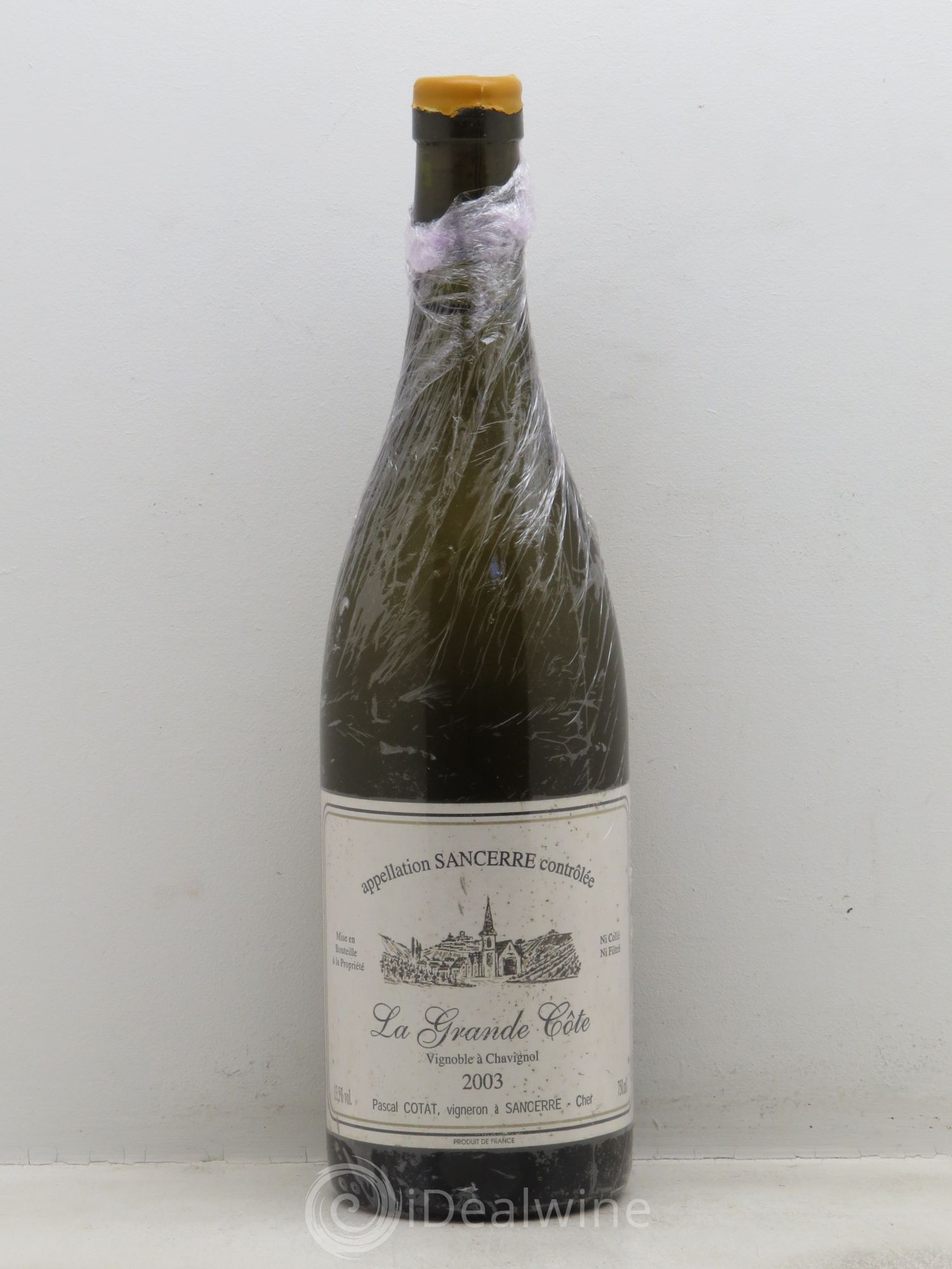 Sancerre La Grande Côte P.Cotat 2003 - Posten von 1 Flasche - 0