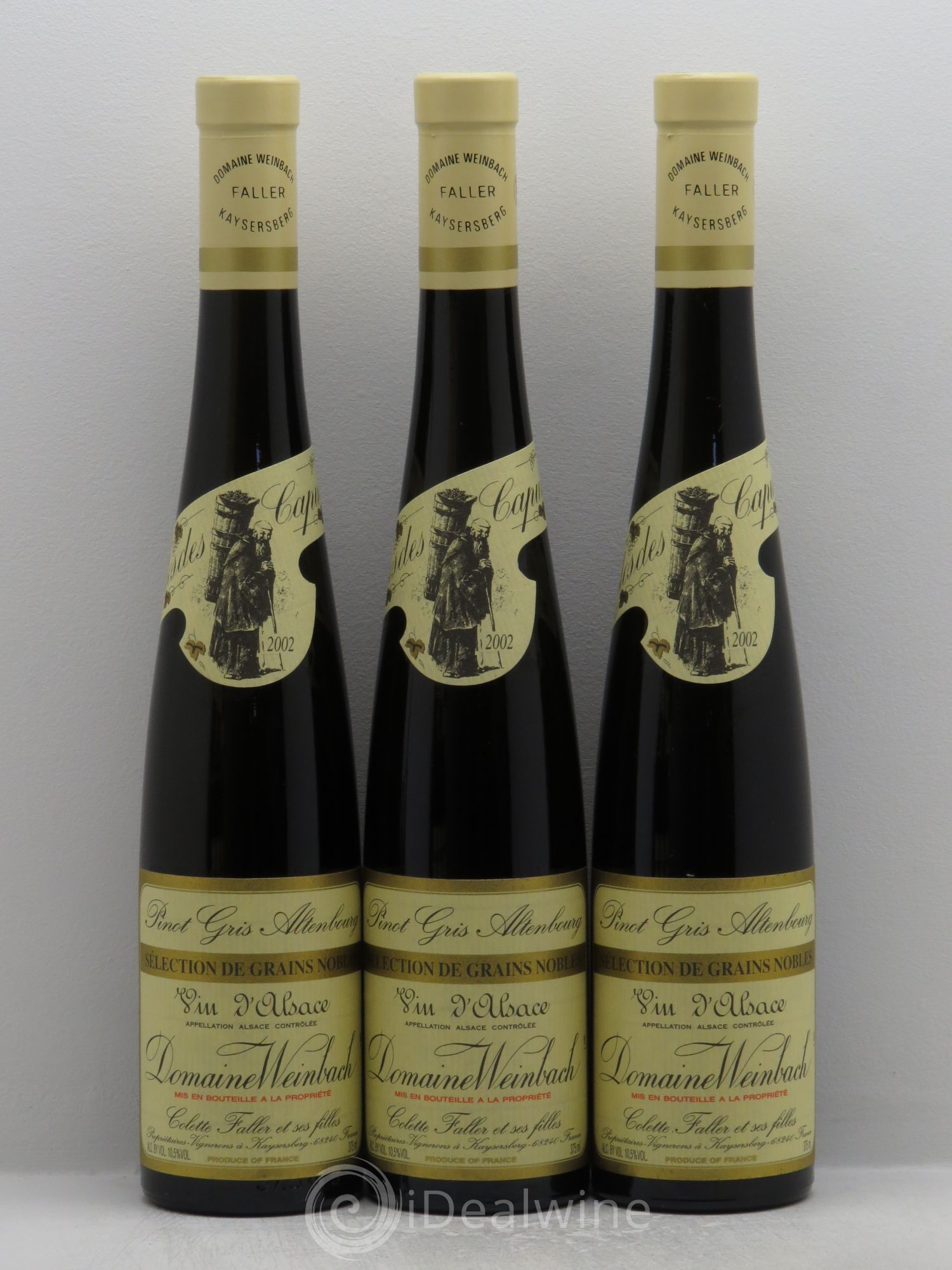 Pinot Gris (Tokay) Sélection de Grains Nobles Altenbourg Domaine Weinbach REPRIS LE 30/06/2015 2002 - Posten von 6 Demi-Flaschen - 1