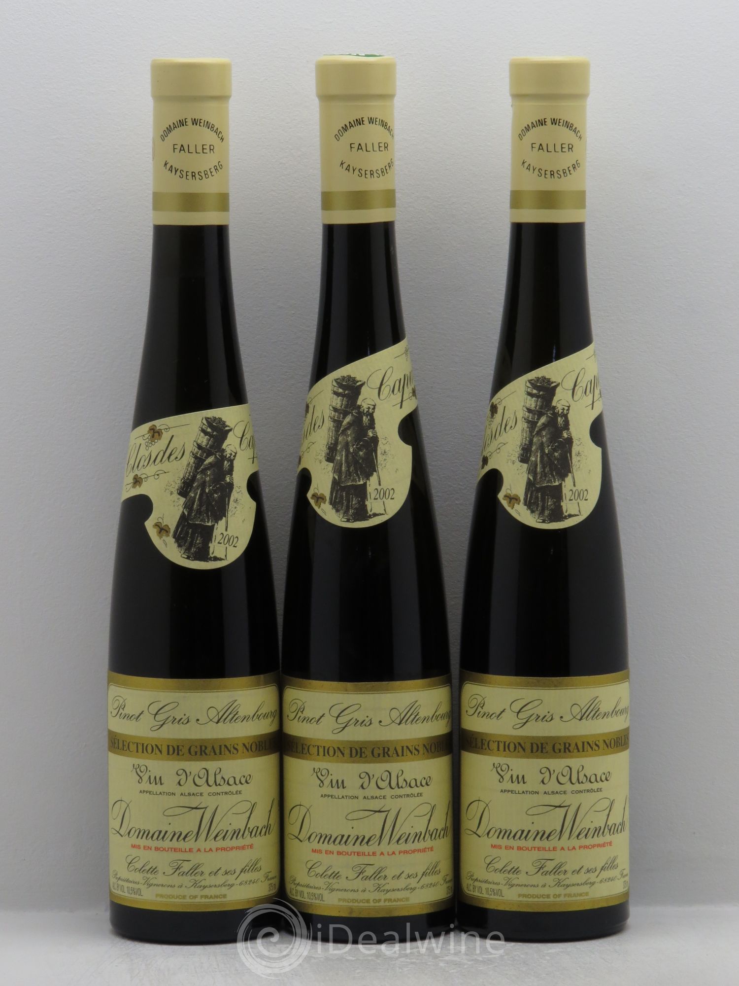 Pinot Gris (Tokay) Sélection de Grains Nobles Altenbourg Domaine Weinbach REPRIS LE 30/06/2015 2002 - Posten von 6 Demi-Flaschen - 2
